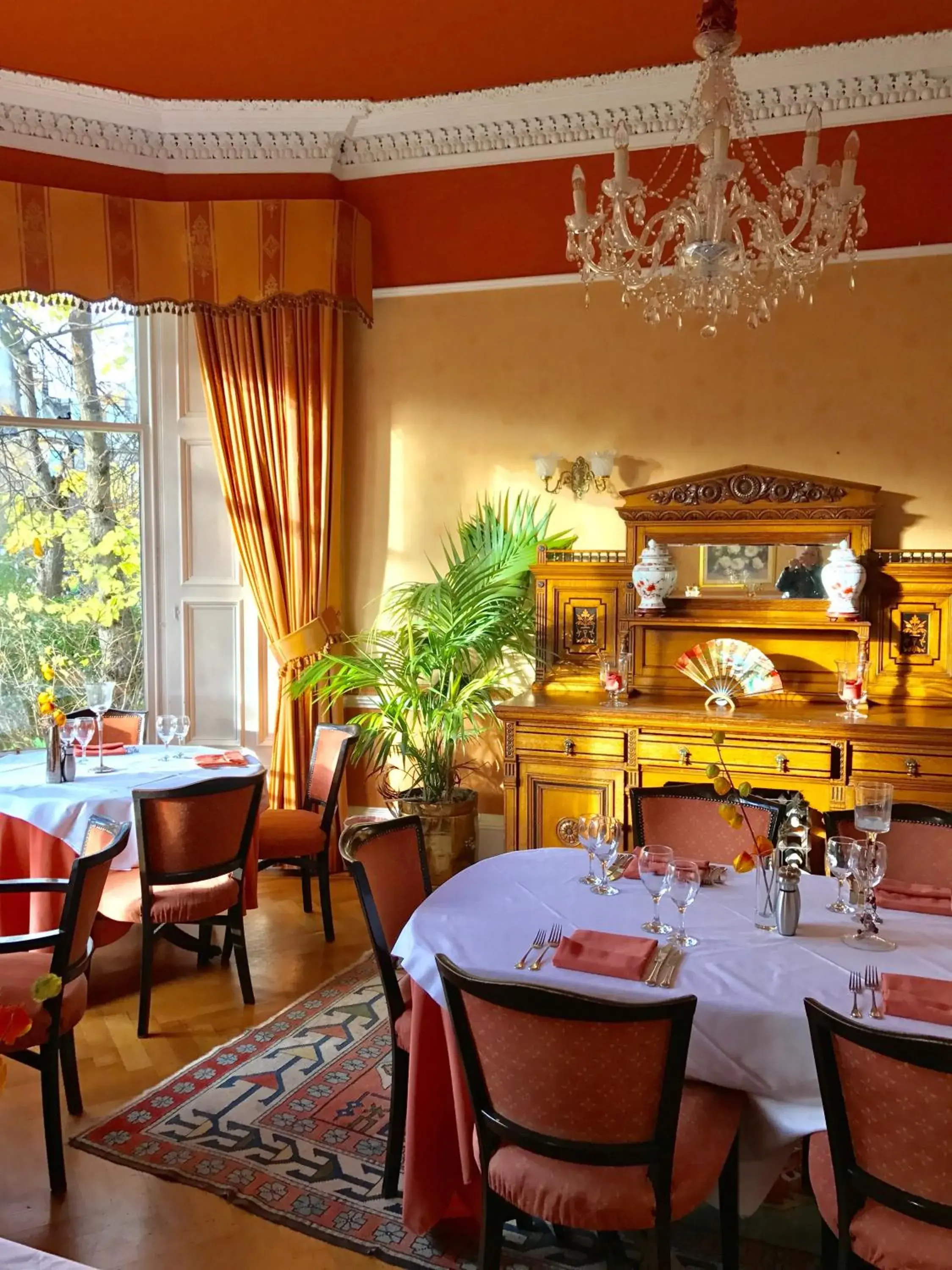 Dining area in Kildonan Lodge Hotel