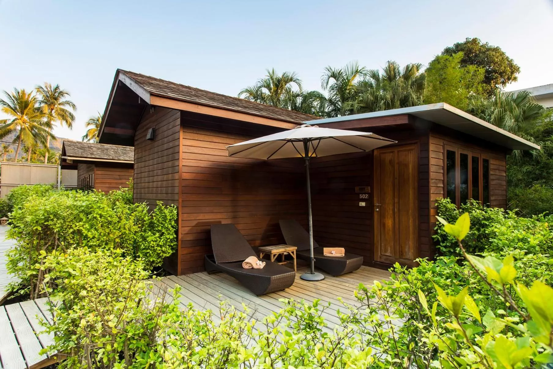 Balcony/Terrace in GajaPuri Resort Koh Chang