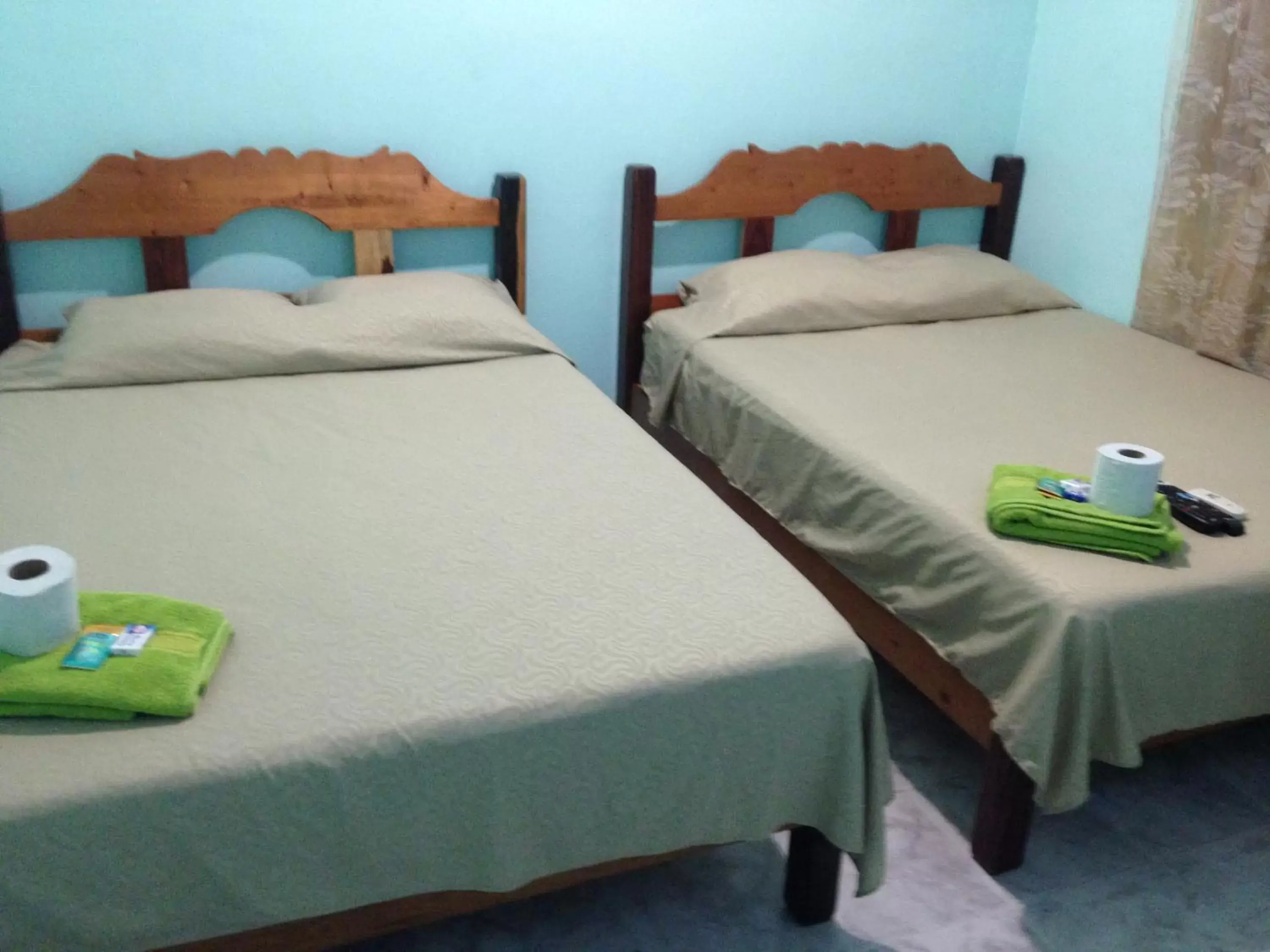 Bed in Hotel Chaac Calakmul