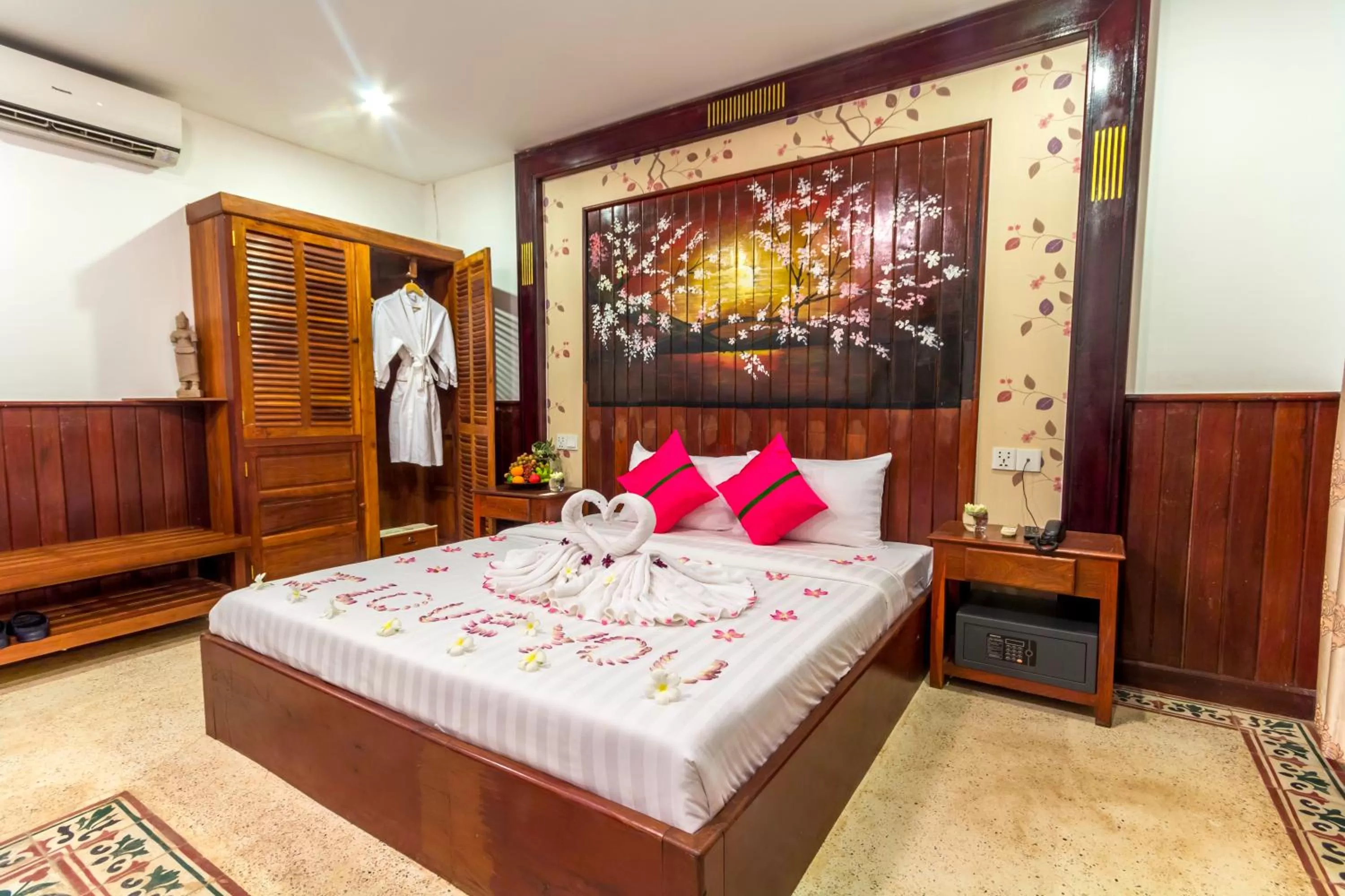 Bed in BayStone Resort