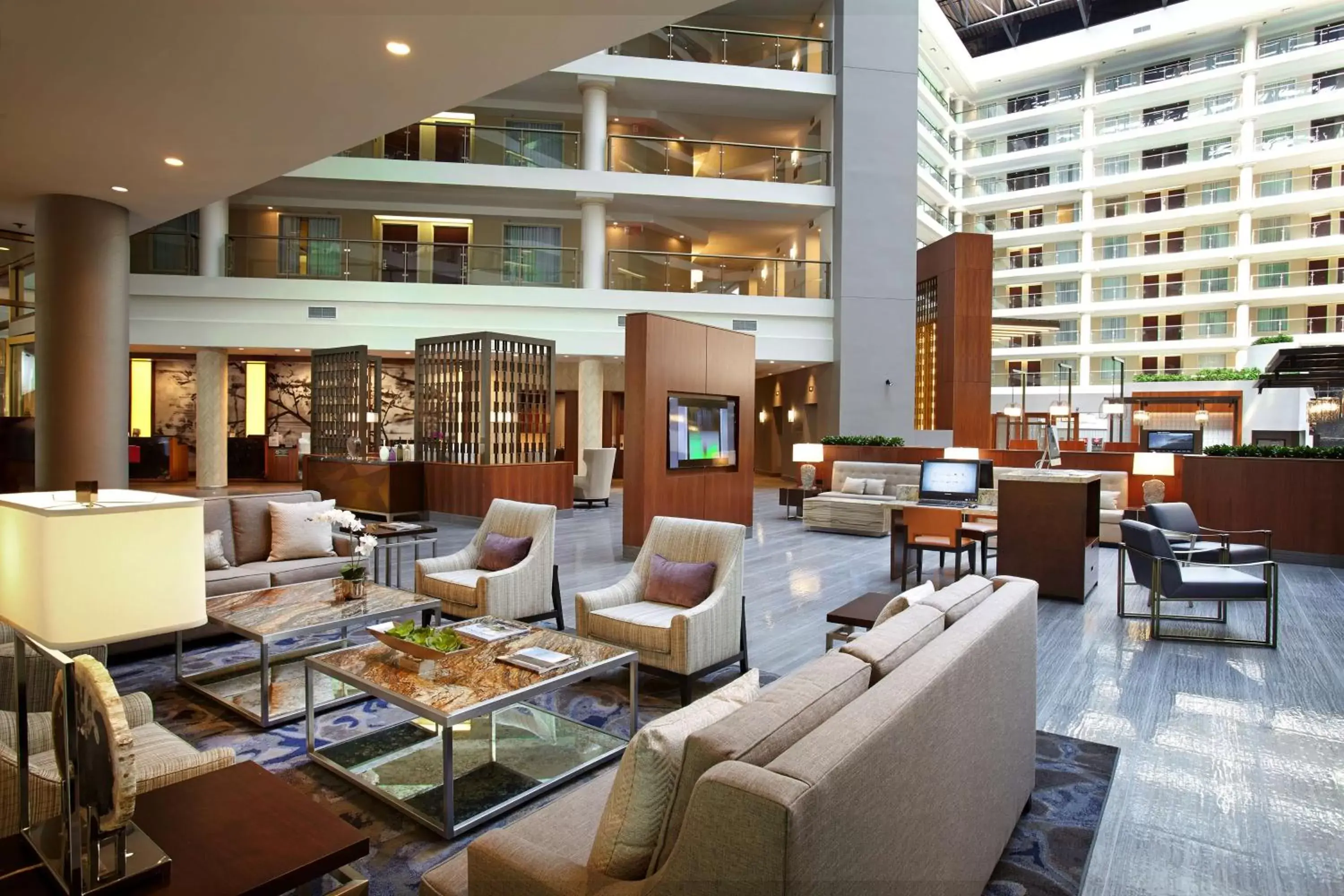 Lobby or reception, Lounge/Bar in Hilton Club The District Washington DC
