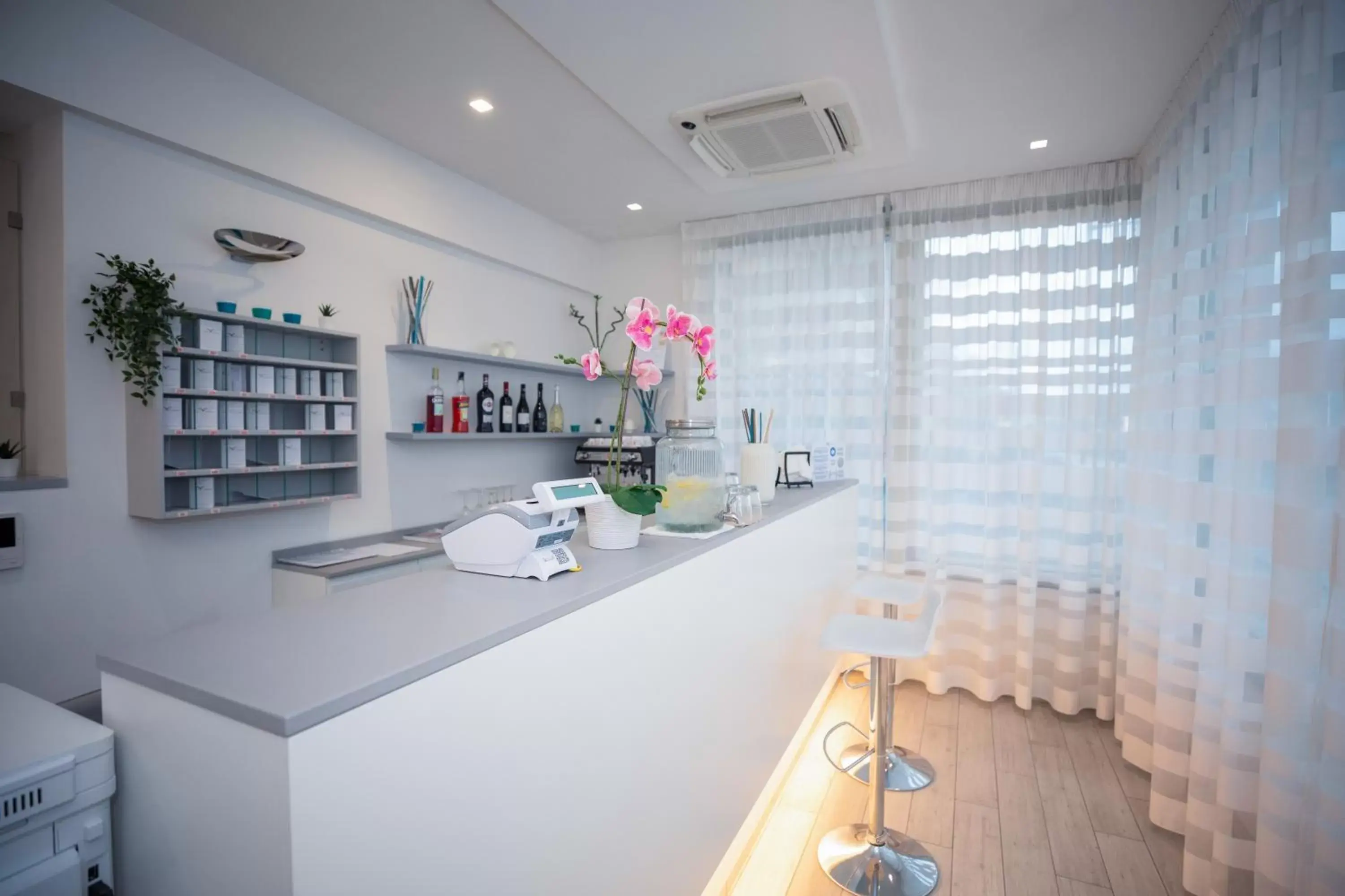 Lobby or reception, Kitchen/Kitchenette in Hotel Gabbiano