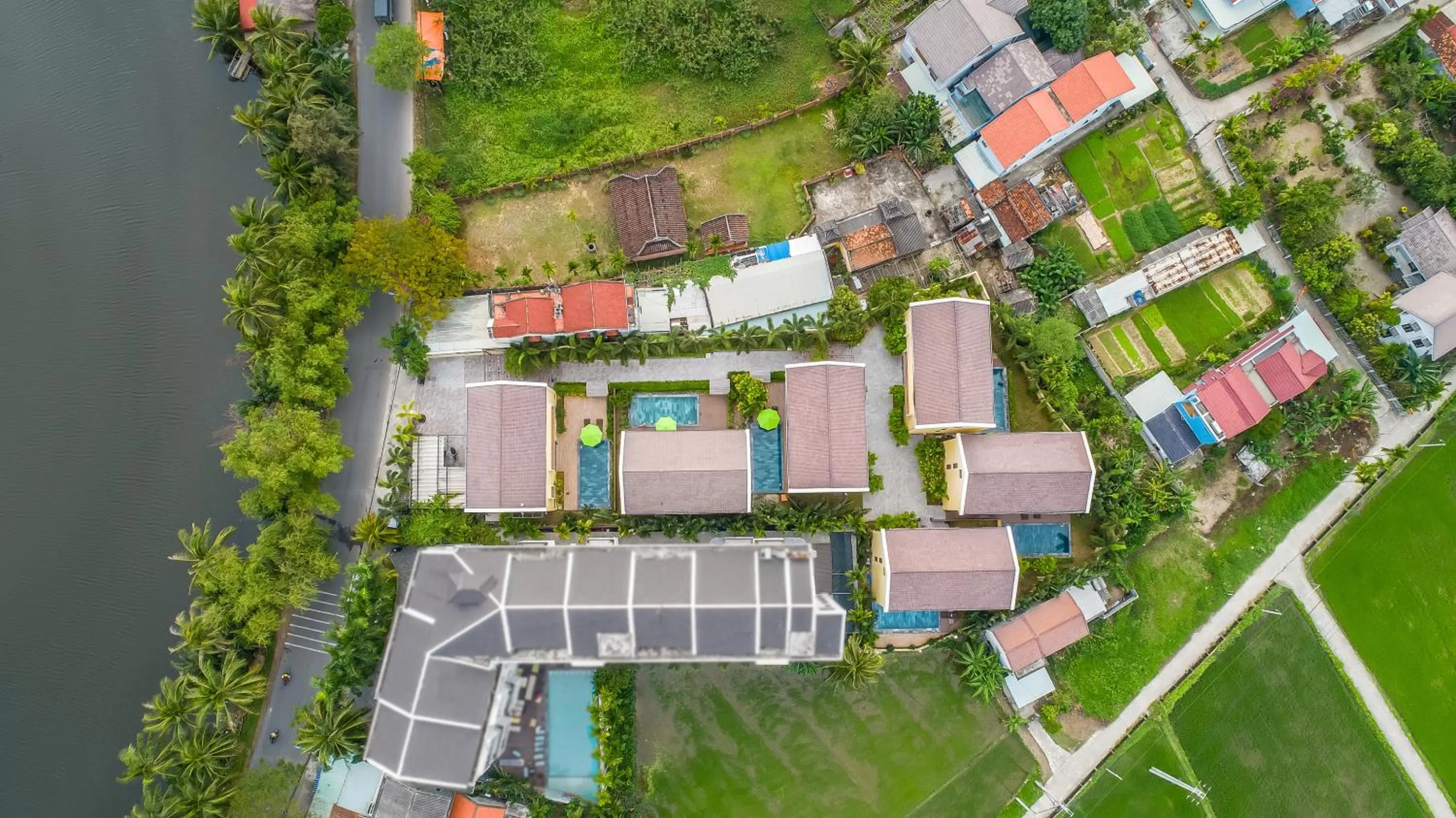 Property building, Bird's-eye View in Palm Village Hoian - STAY 24H