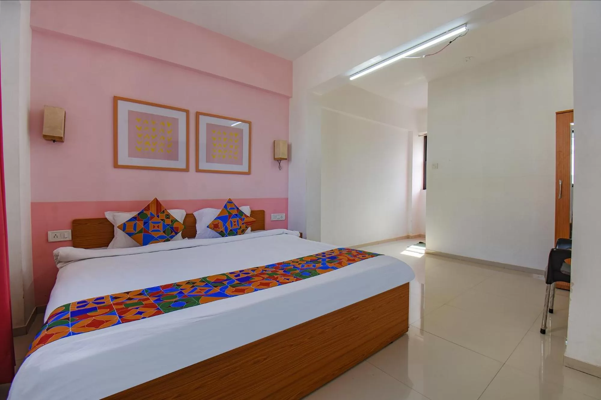 Photo of the whole room, Bed in FabHotel Aakiyo