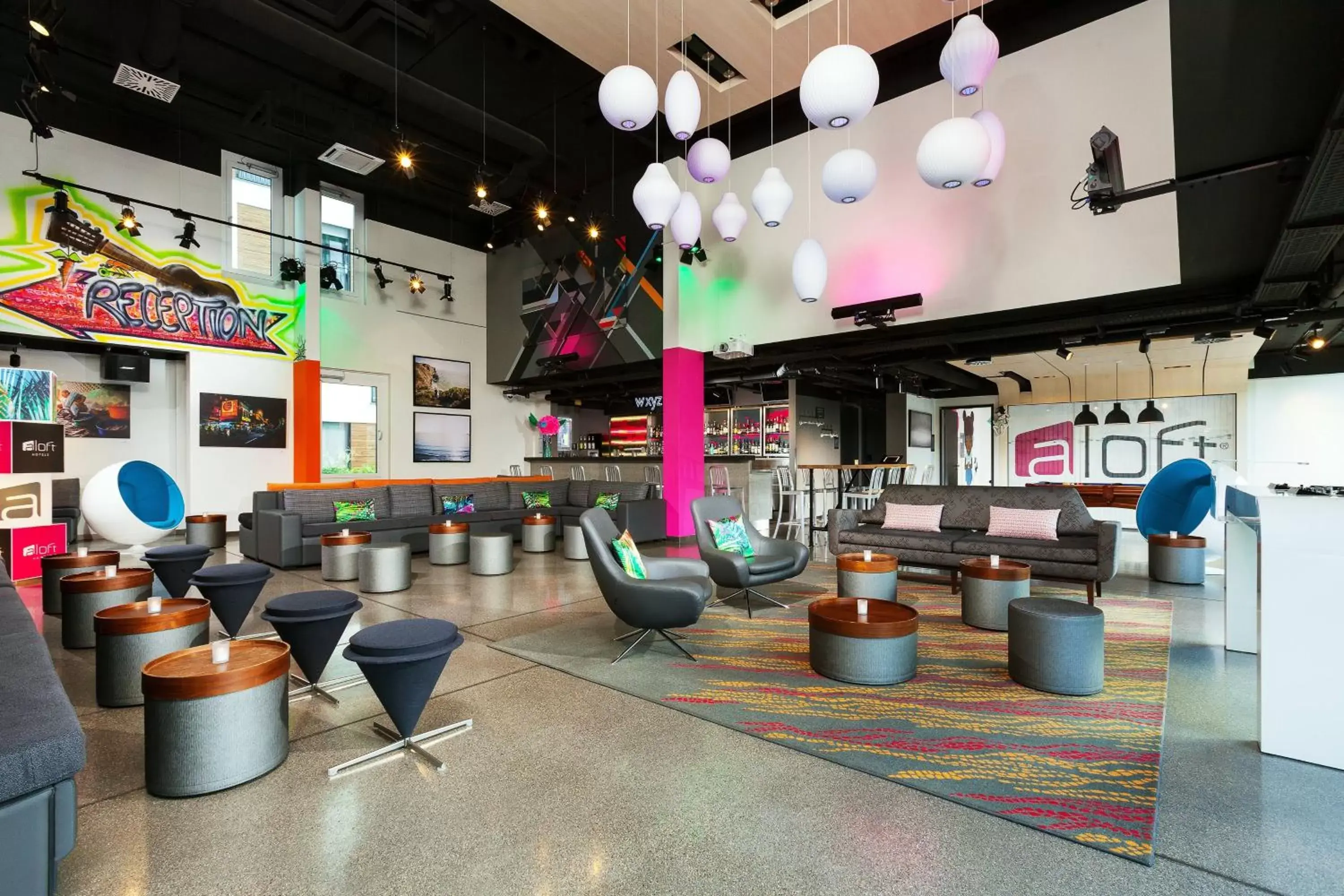 Lounge or bar, Lounge/Bar in Aloft Stuttgart