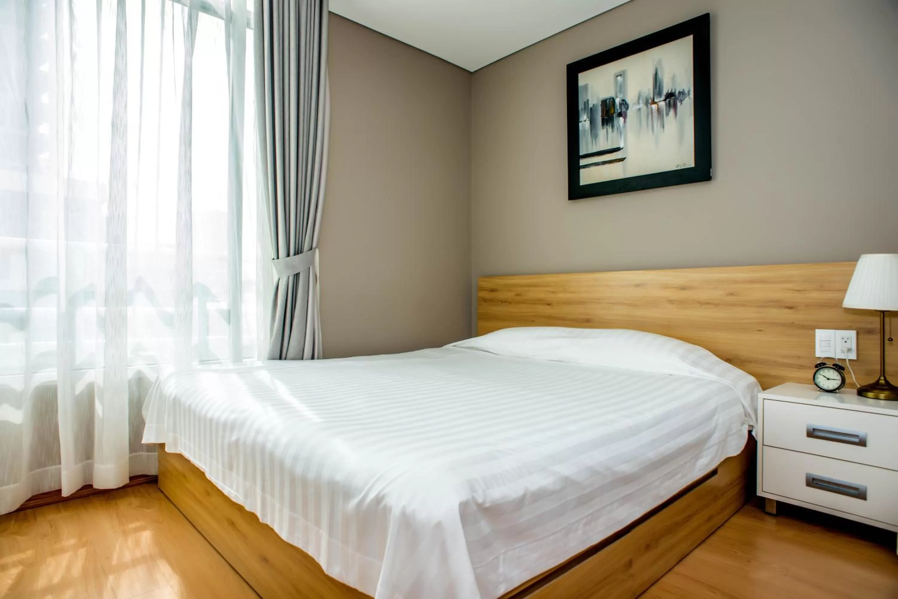 Bed in Lancaster Ho Chi Minh Serviced Apartment Official