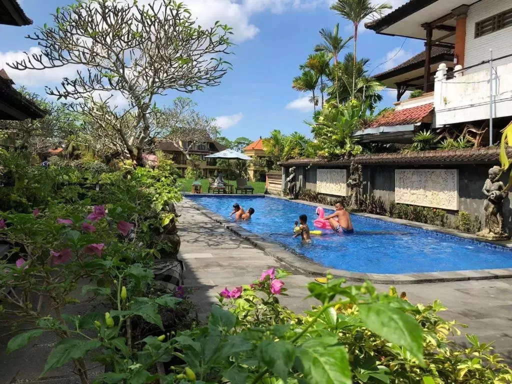 Pool view, Swimming Pool in Sri Aksata Ubud Resort by Adyatma Hospitality