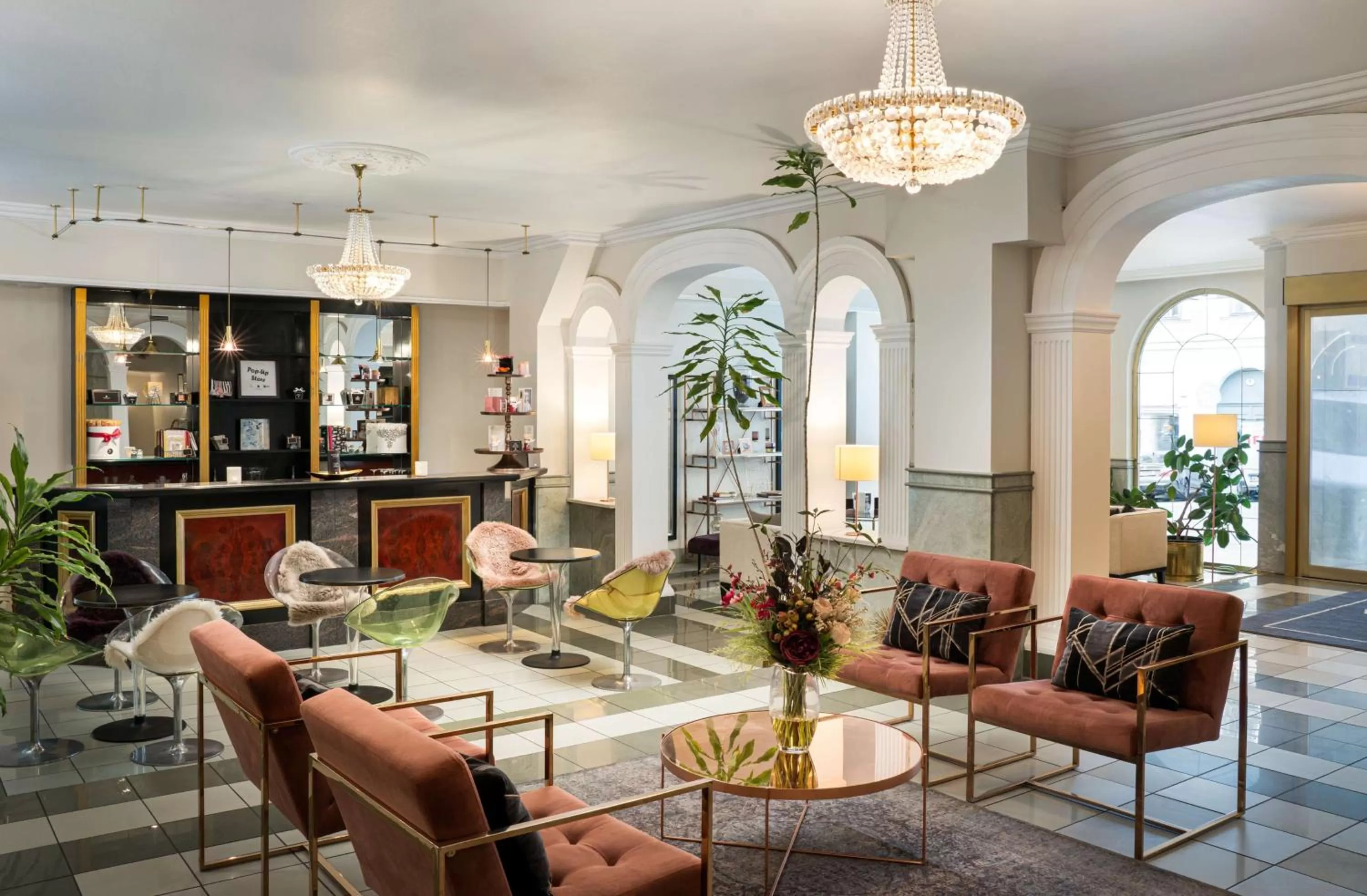 Lobby or reception in Arthotel ANA Gala