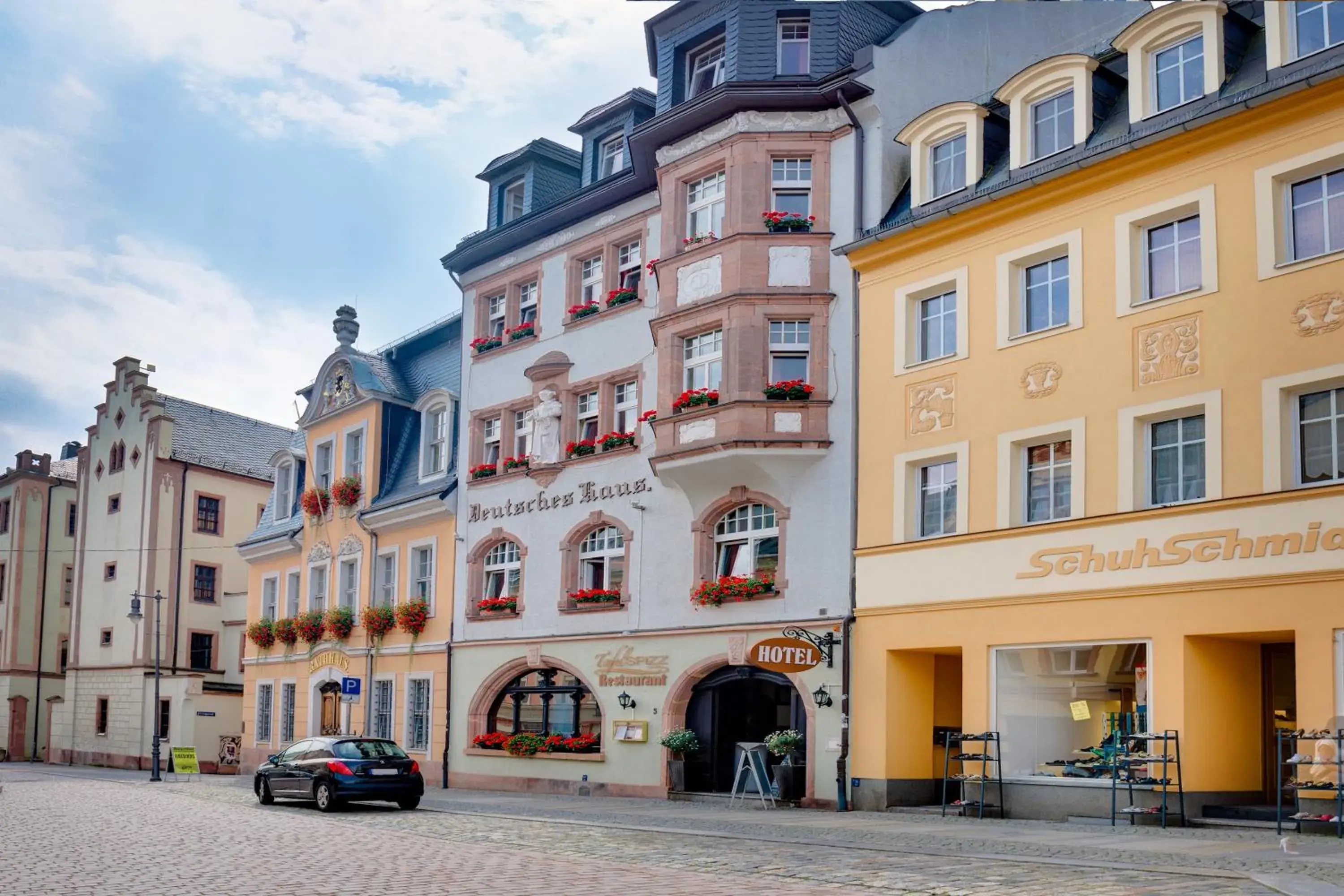 Property building in Hotel Deutsches Haus Mittweida Property building in Hotel Deutsches Haus Mittweida