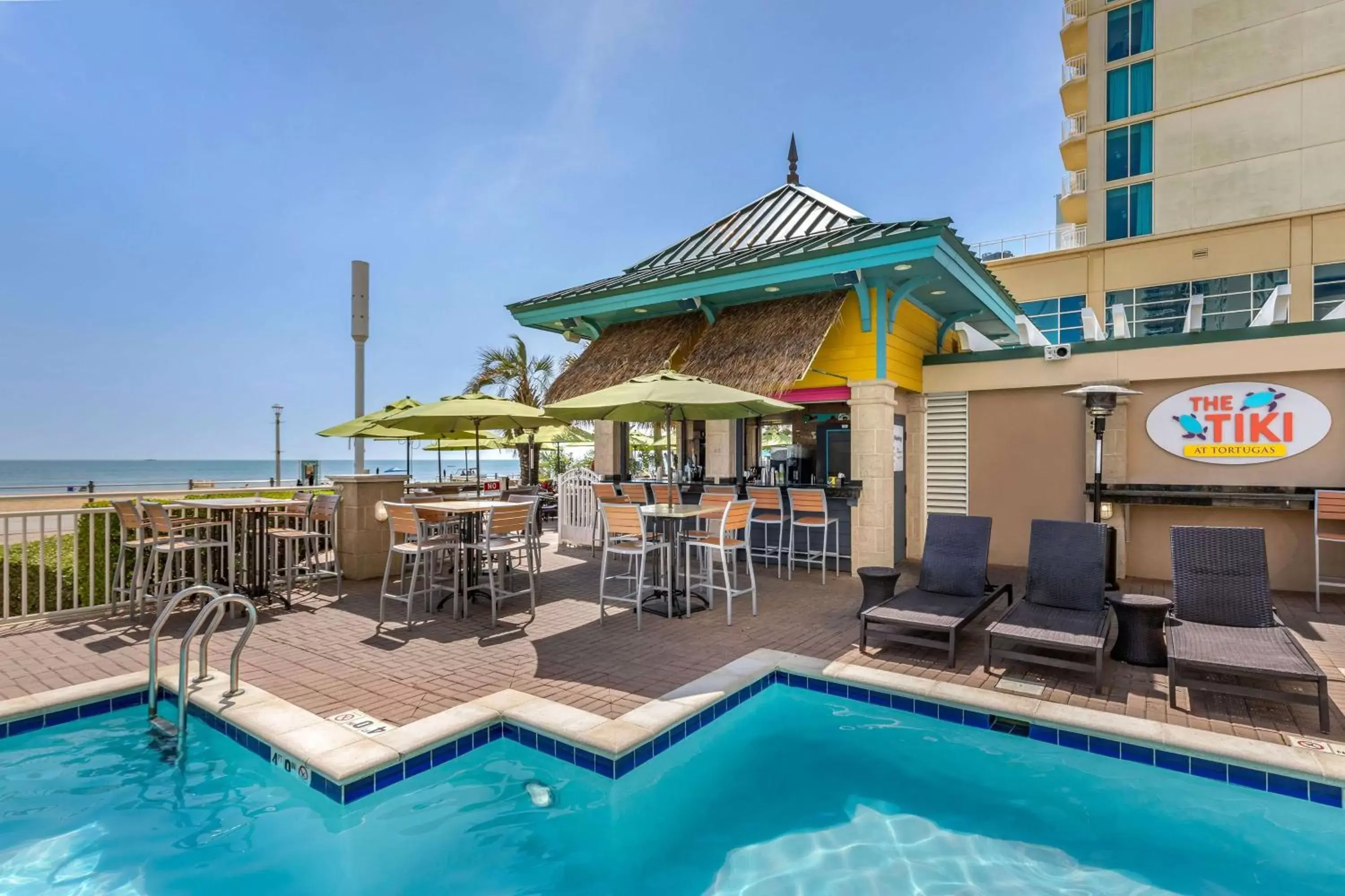 Beach, Swimming Pool in Hilton Vacation Club Ocean Beach Club Virginia Beach