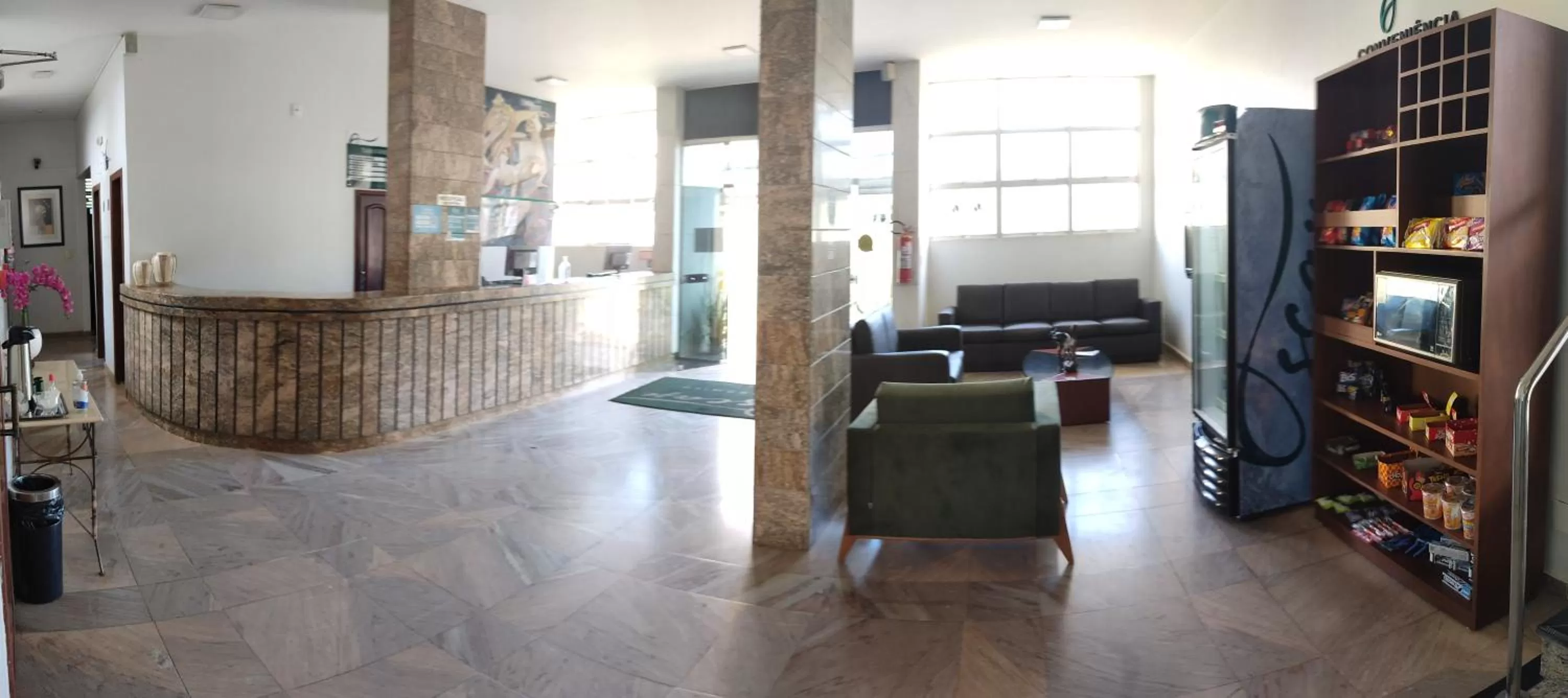 Lobby or reception in Hotel Oscar Econômico Montes Claros