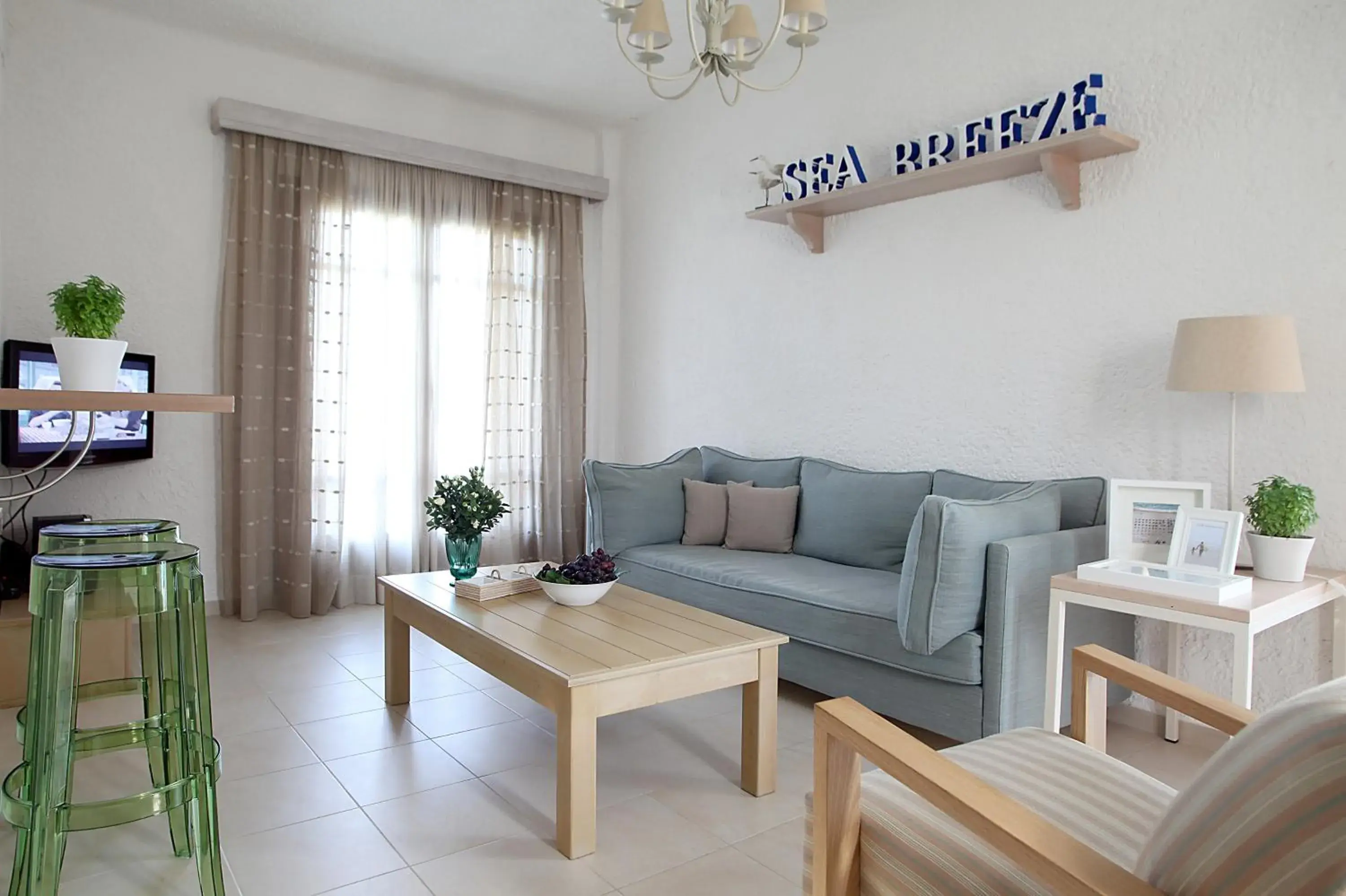 Living room, Seating Area in Skopelos Village Hotel