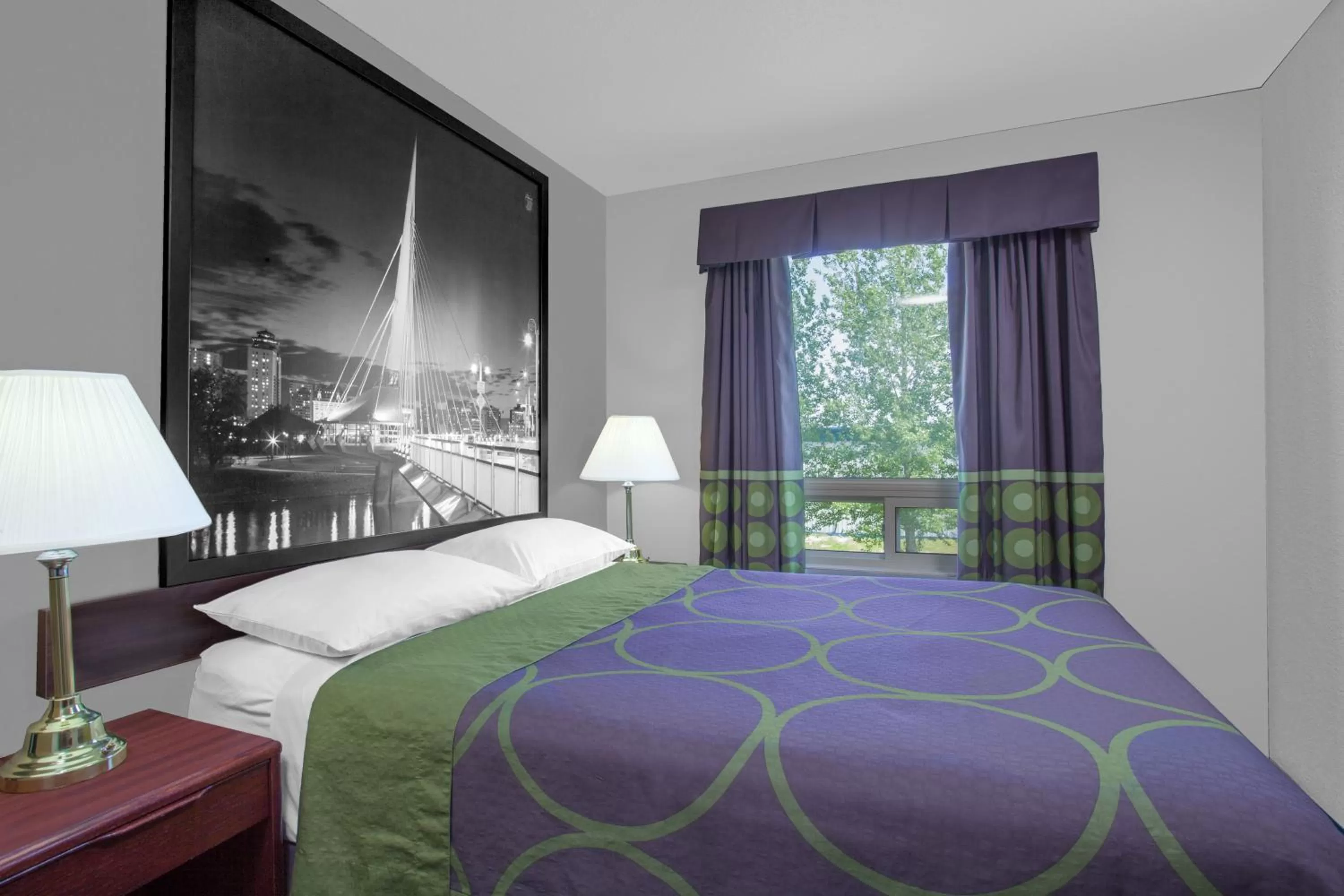 Day, Bed in Super 8 by Wyndham Portage La Prairie MB