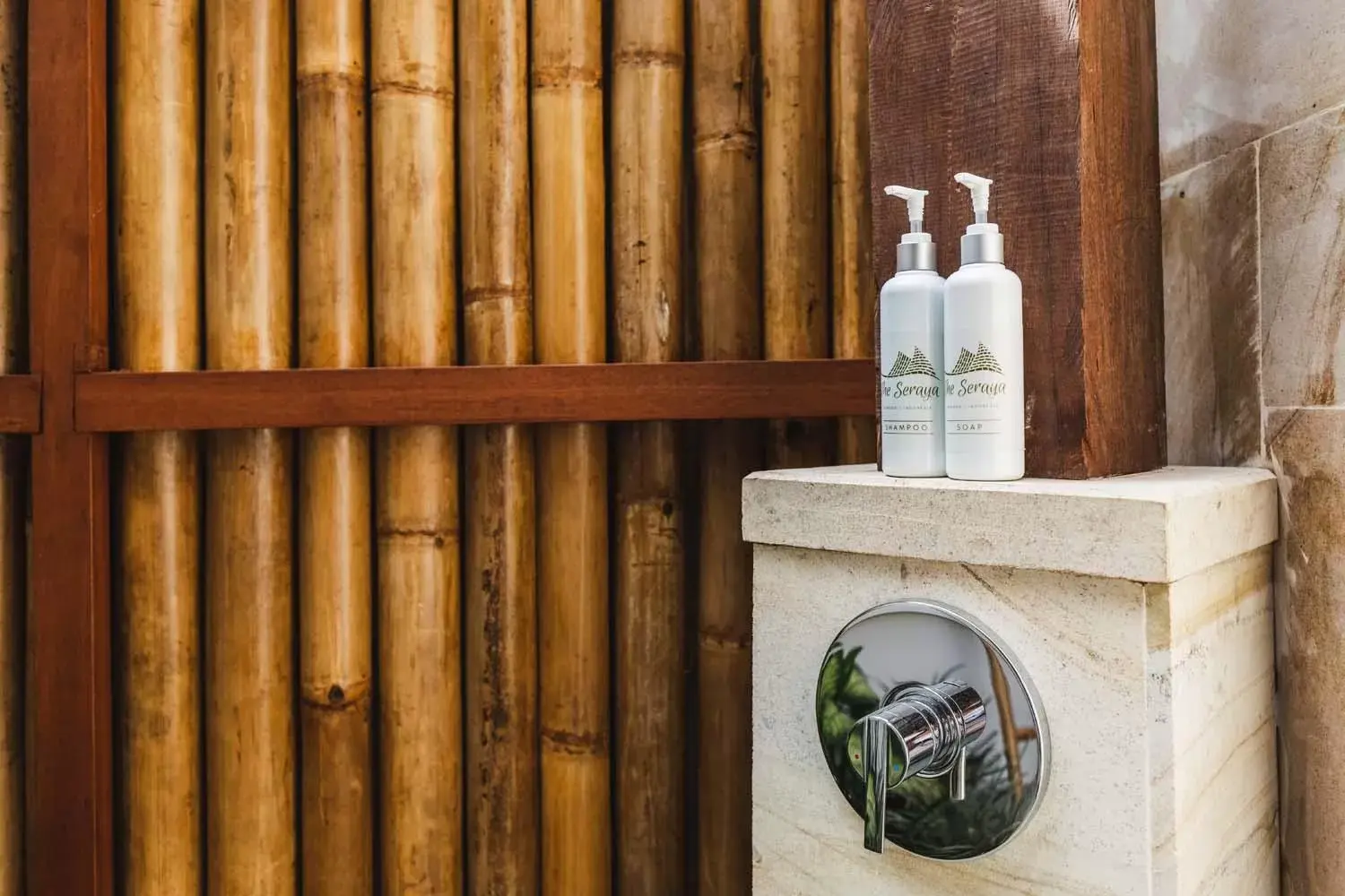 Shower, Property Logo/Sign in The Seraya Resort Komodo