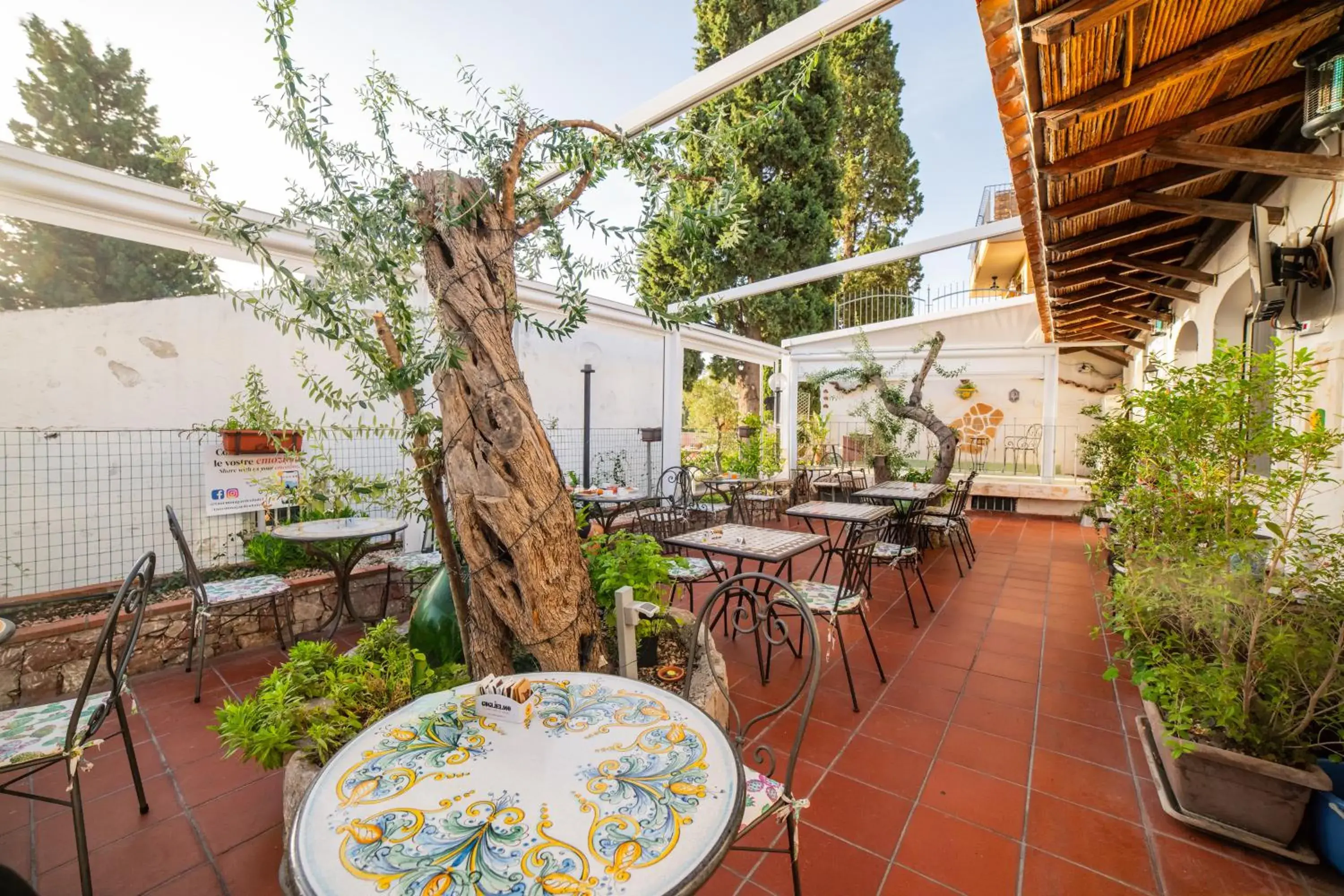 Balcony/Terrace in Taormina Garden Hotel