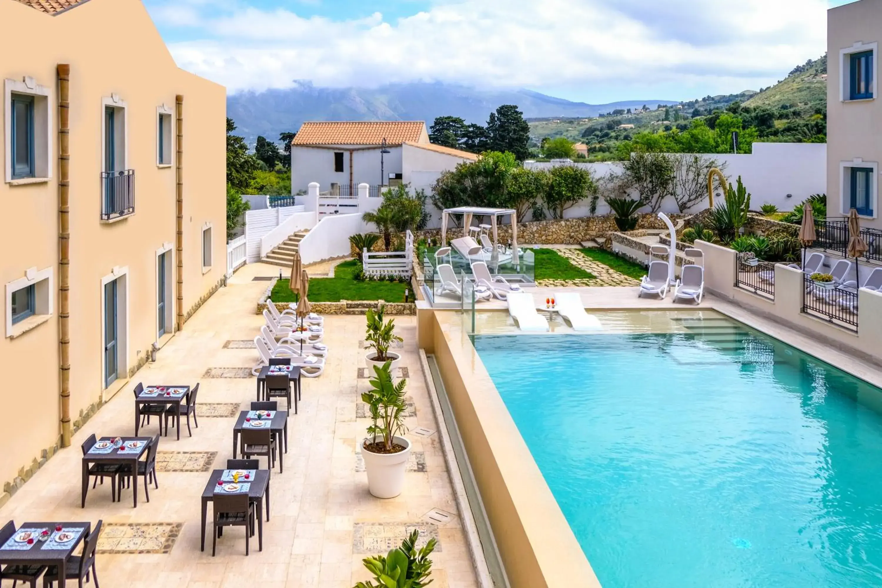 Swimming pool, Pool View in Baglio Di Scopello