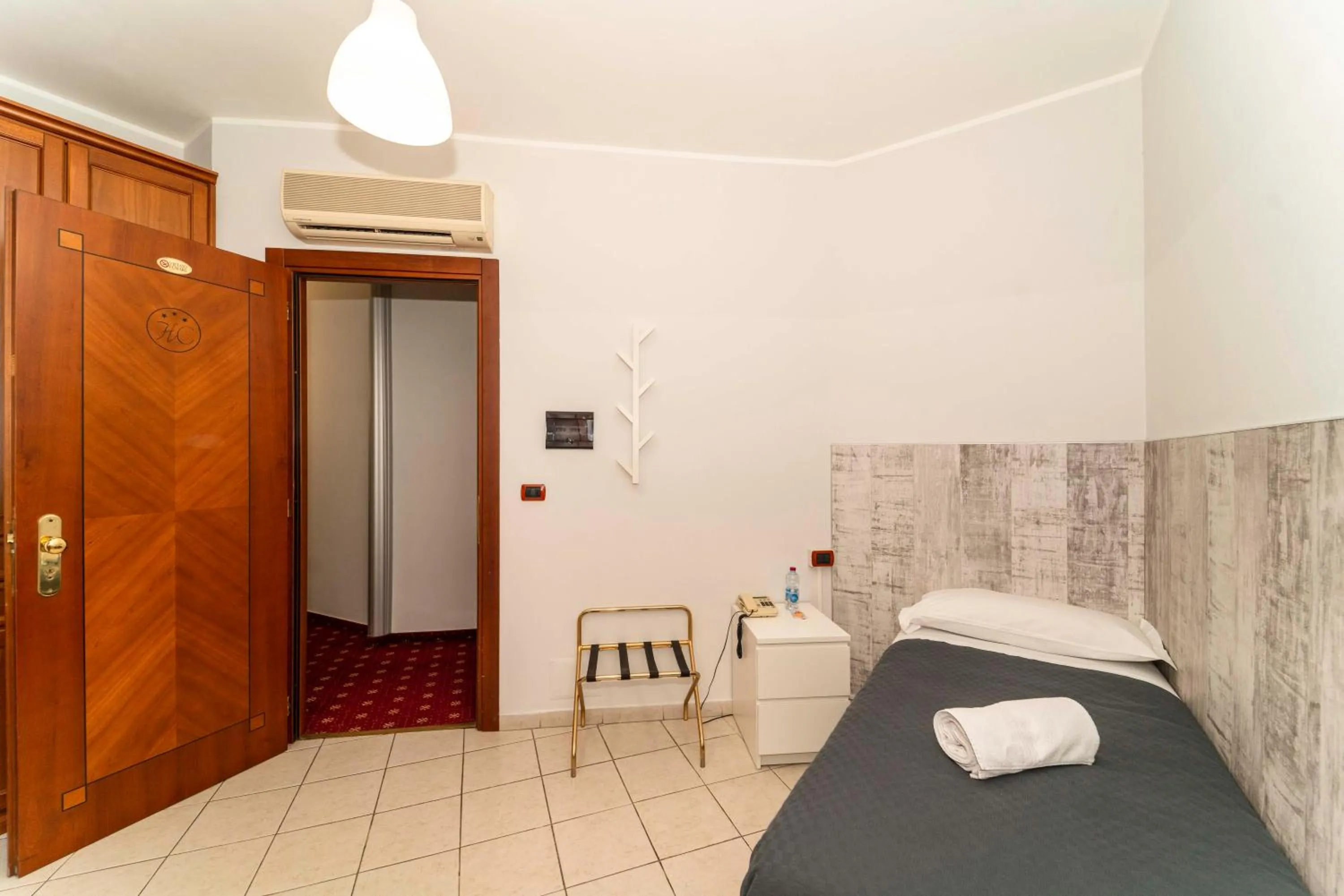 Bed in Hotel Cristallo Torino