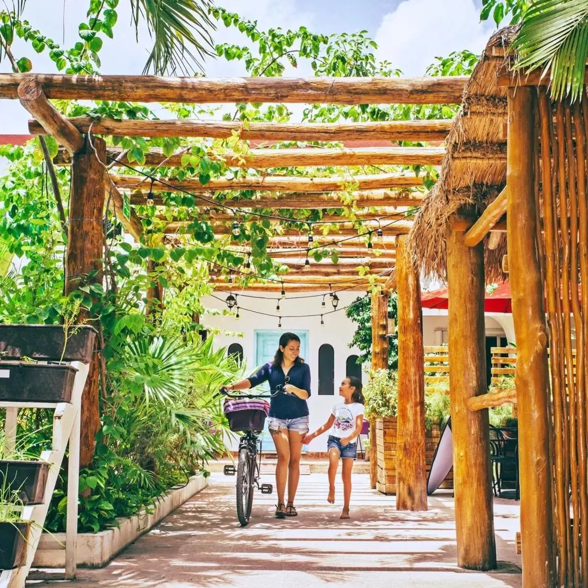 Patio in Hotel Villas Colibrí Suites & Bungalows