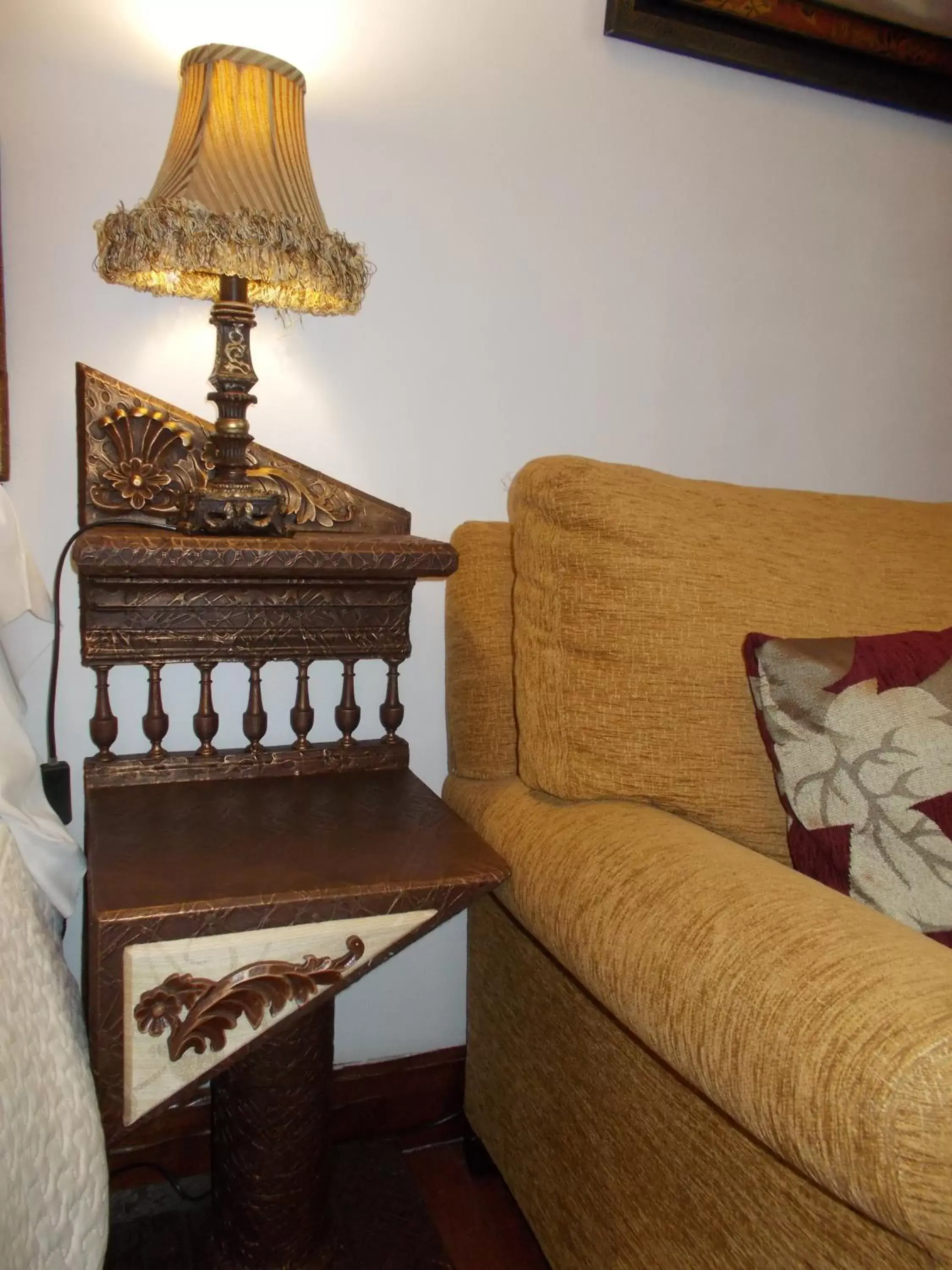 Decorative detail, Seating Area in Hotel Boutique Nueve Leyendas