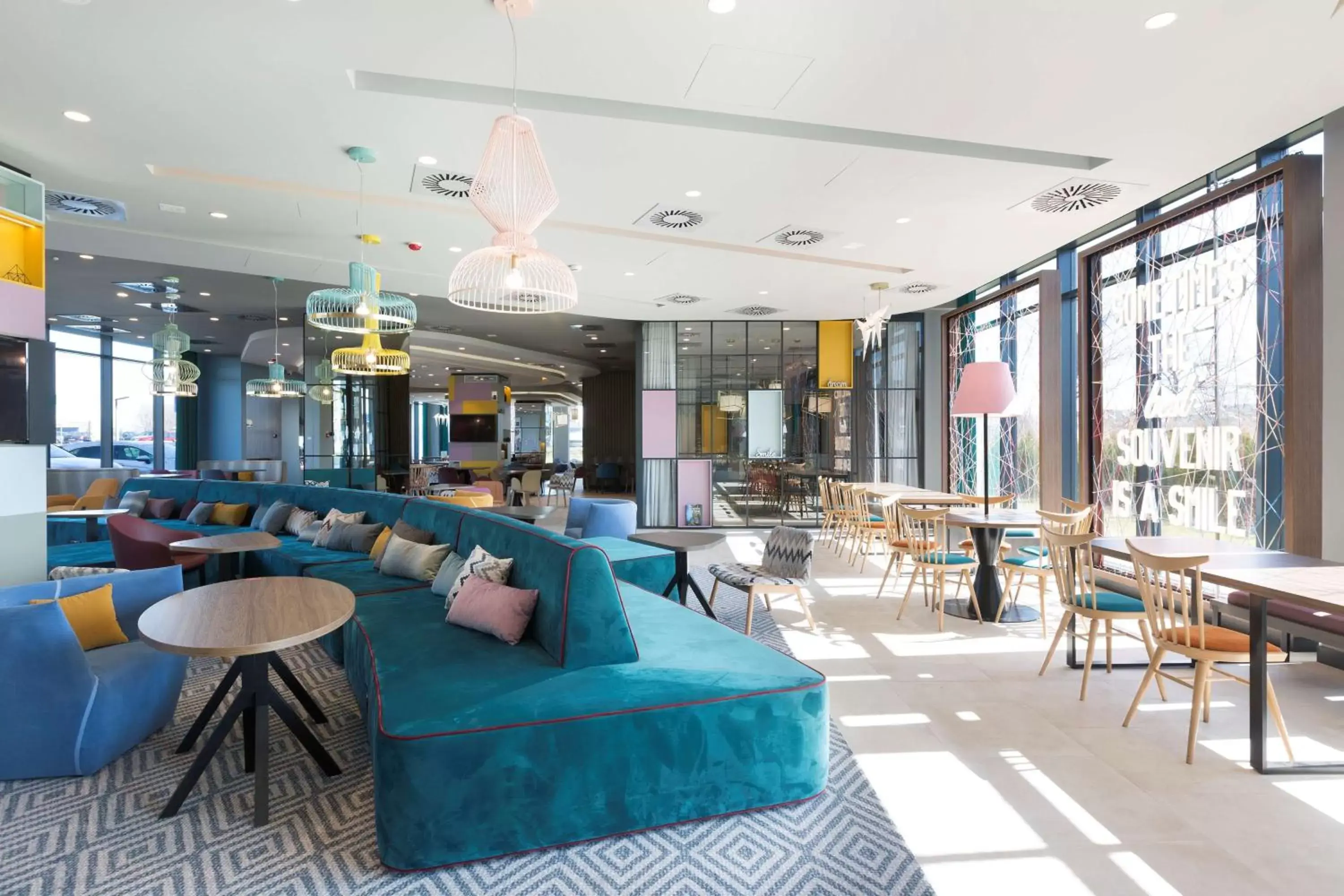 Lobby or reception, Restaurant/Places to Eat in Hampton by Hilton Krakow Airport