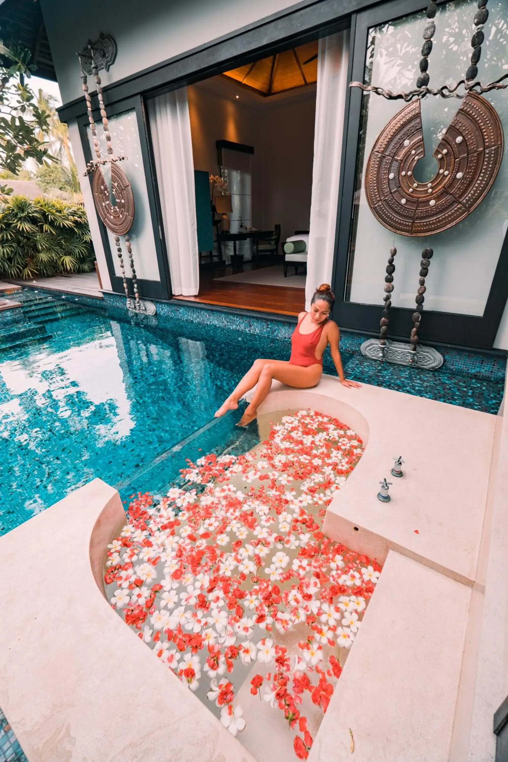Pool view in Anantara Mai Khao Phuket Villas Pool view in Anantara Mai Khao Phuket Villas