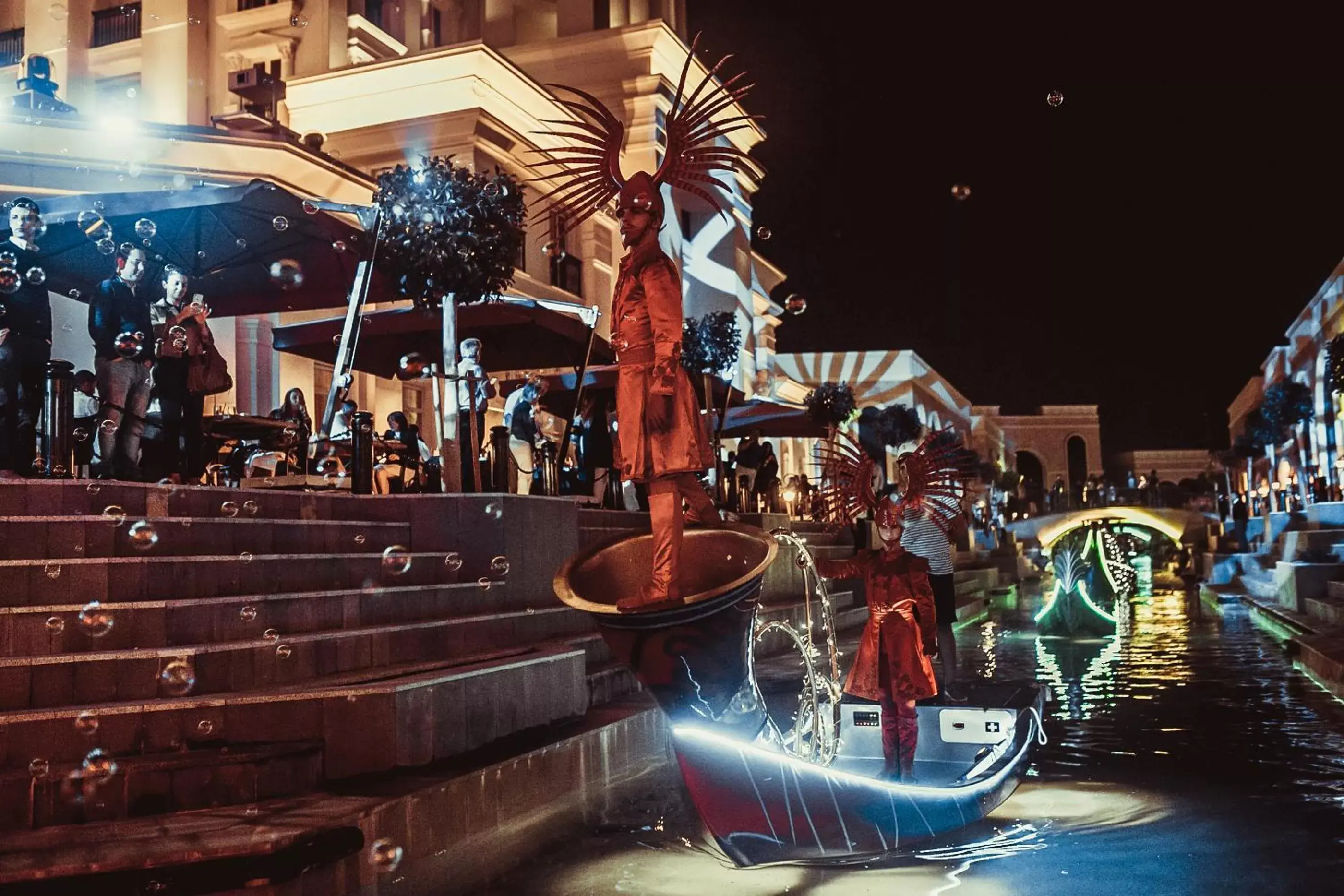 Evening entertainment, Swimming Pool in The Land Of Legends Kingdom Hotel - All-in Concept