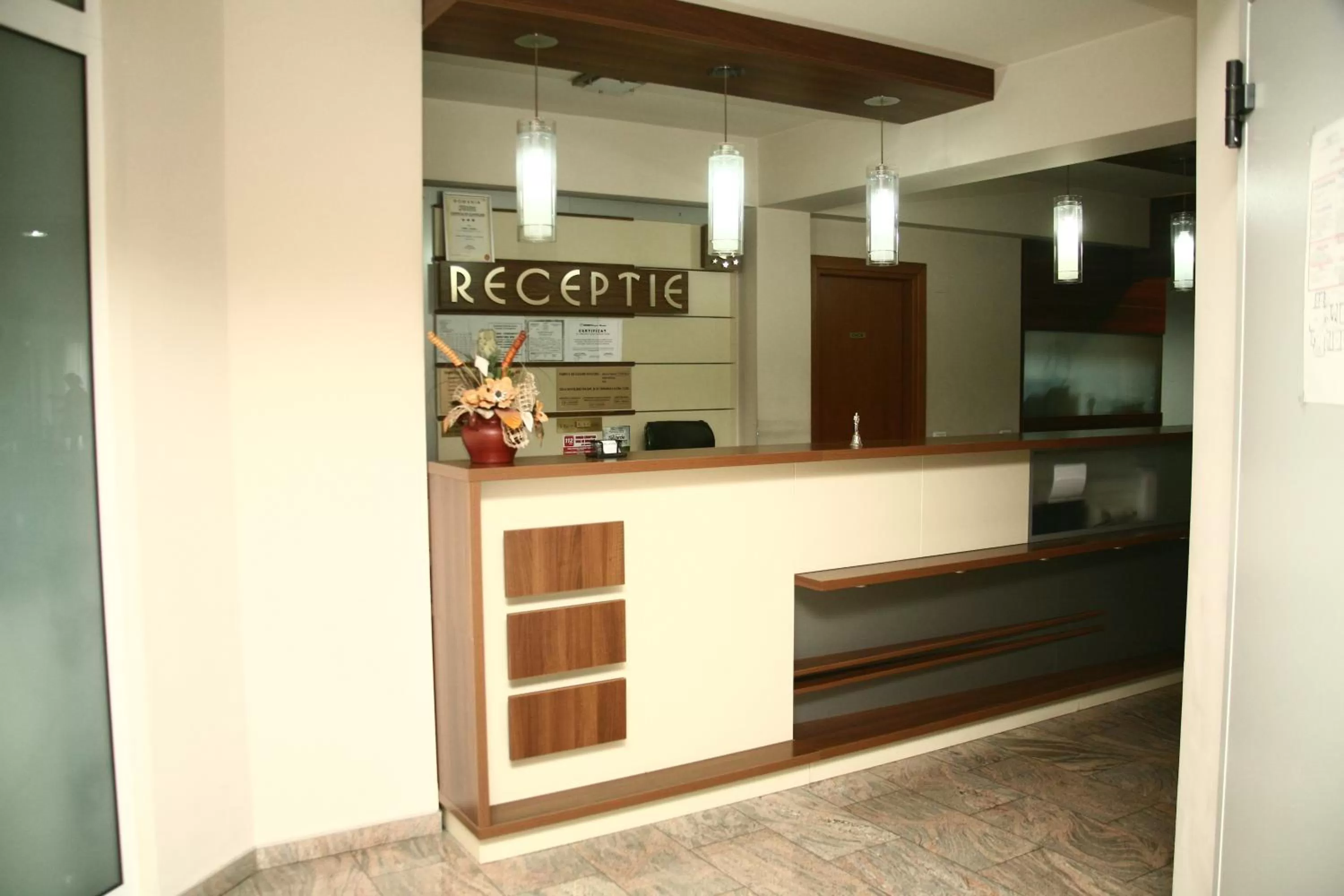 Lobby or reception in Euro House Hotel
