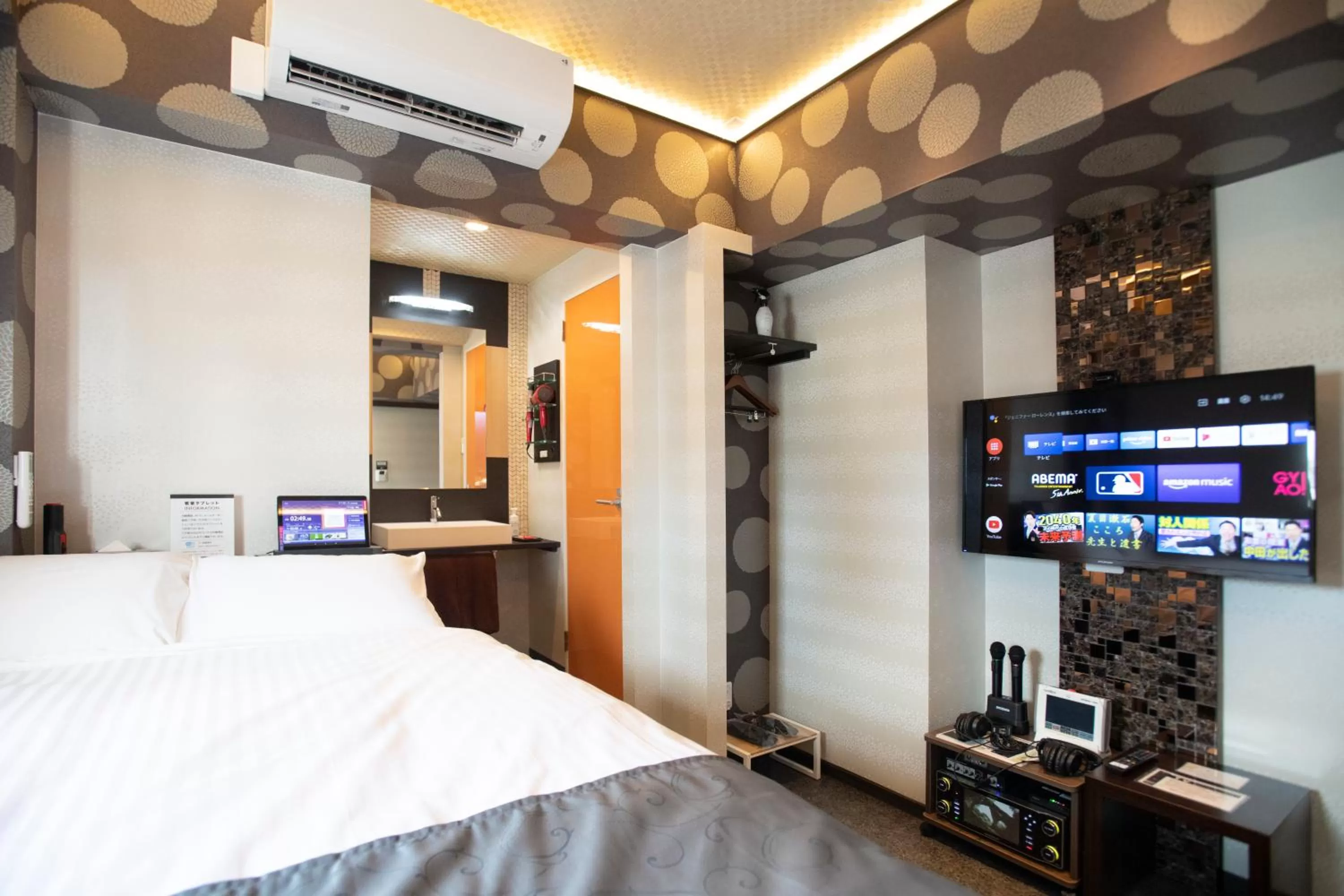 Photo of the whole room, Bed in Hotel Xcell Hiroshima Nagarekawa