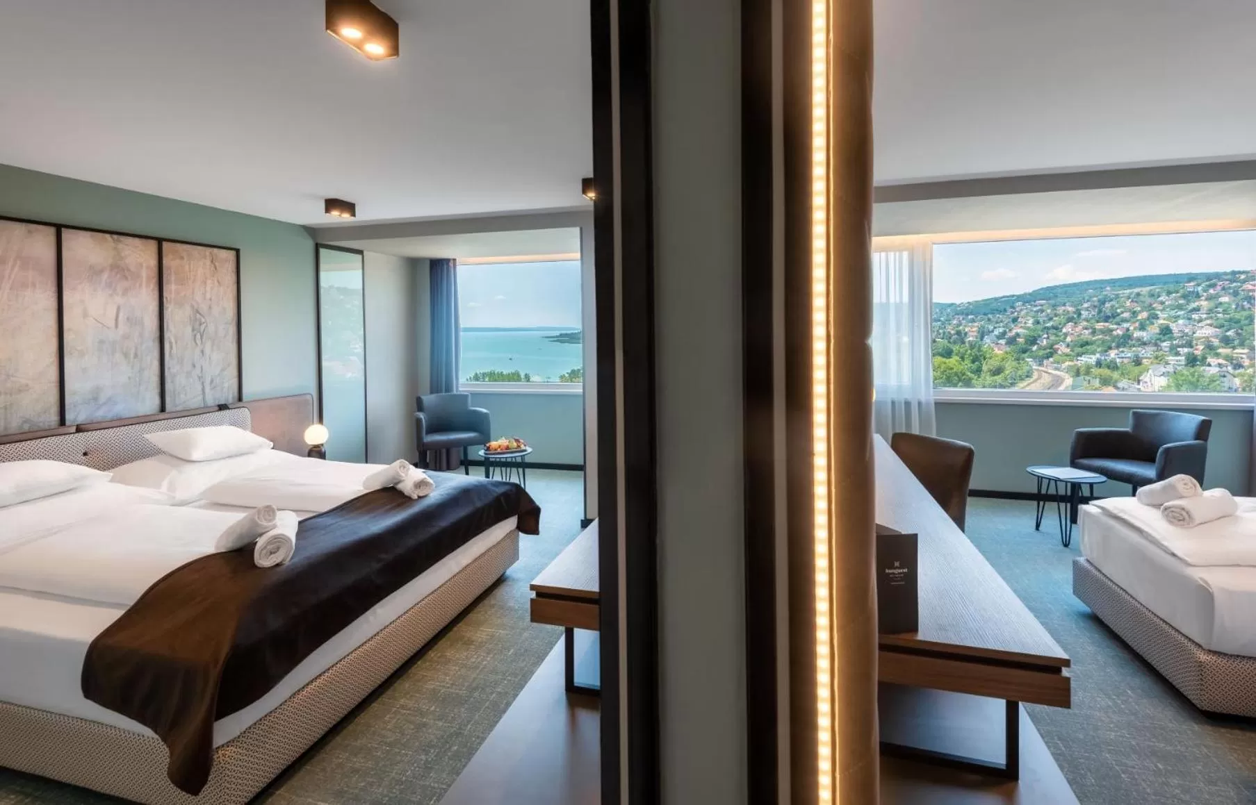 Photo of the whole room, Bed in Hunguest Hotel Bál Resort