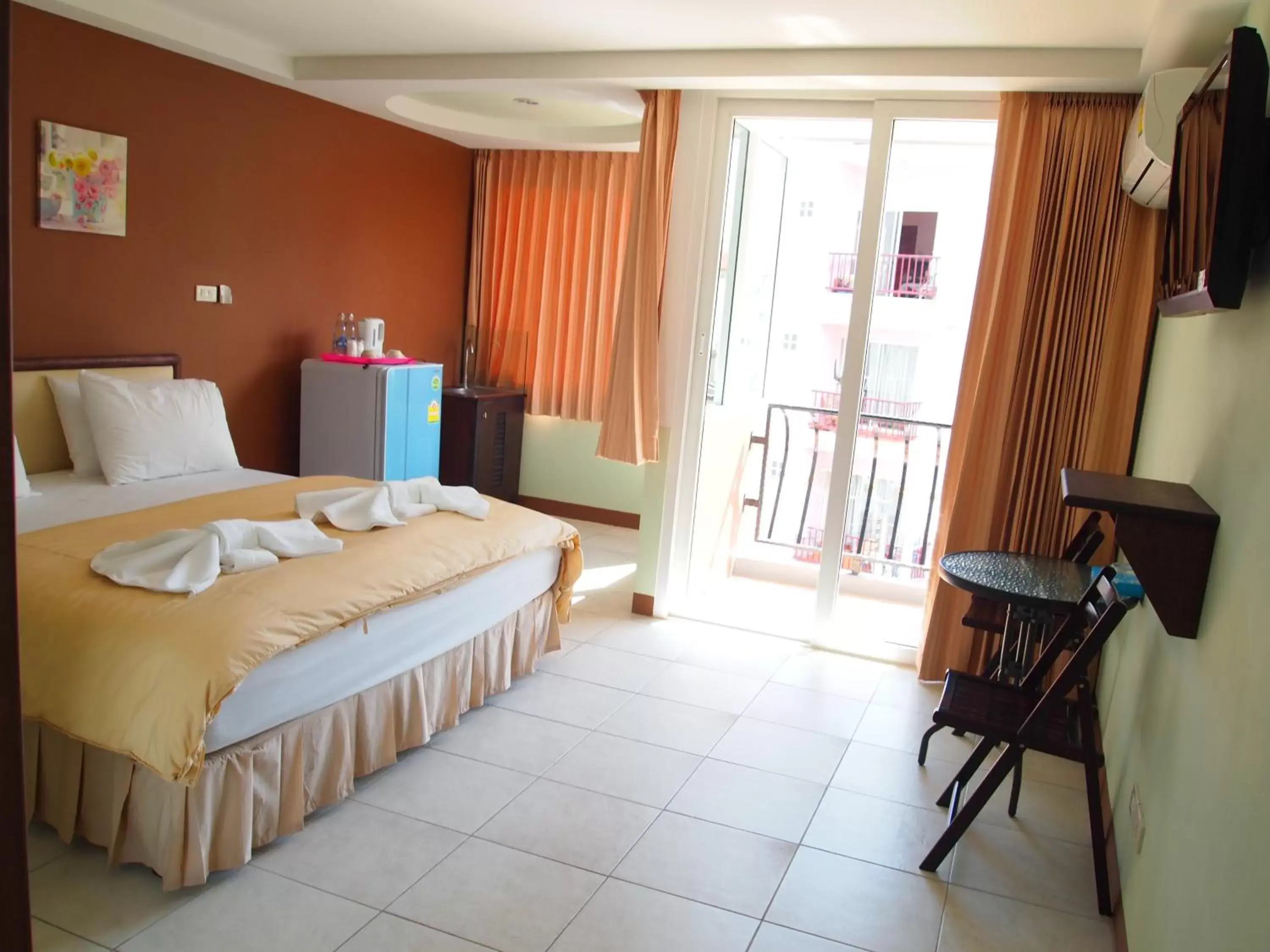 Balcony/Terrace, Bed in The Right Resort Balcony/Terrace, Bed in The Right Resort