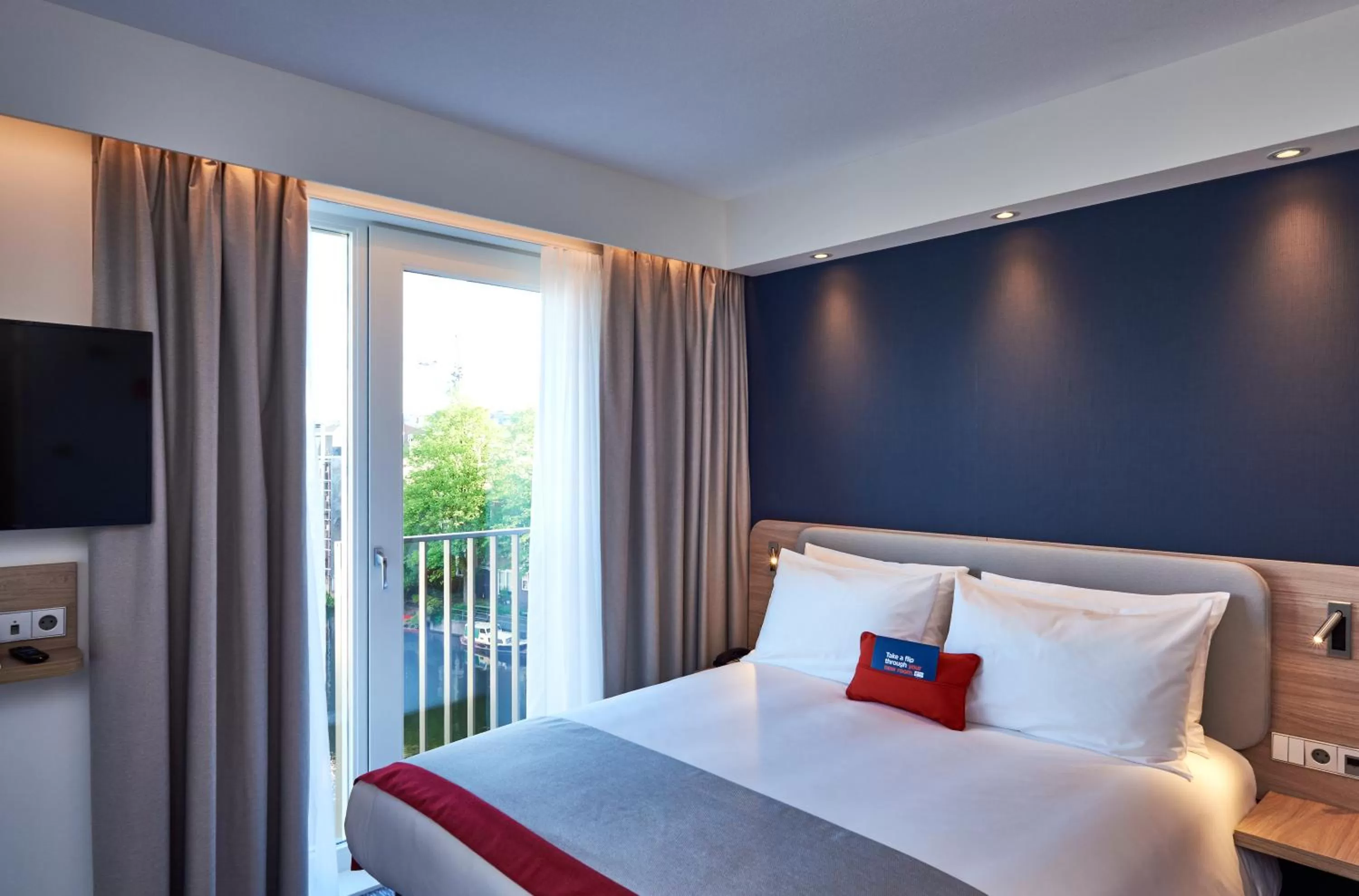 Double Room with Canal View in Holiday Inn Express Amsterdam - City Hall, an IHG Hotel