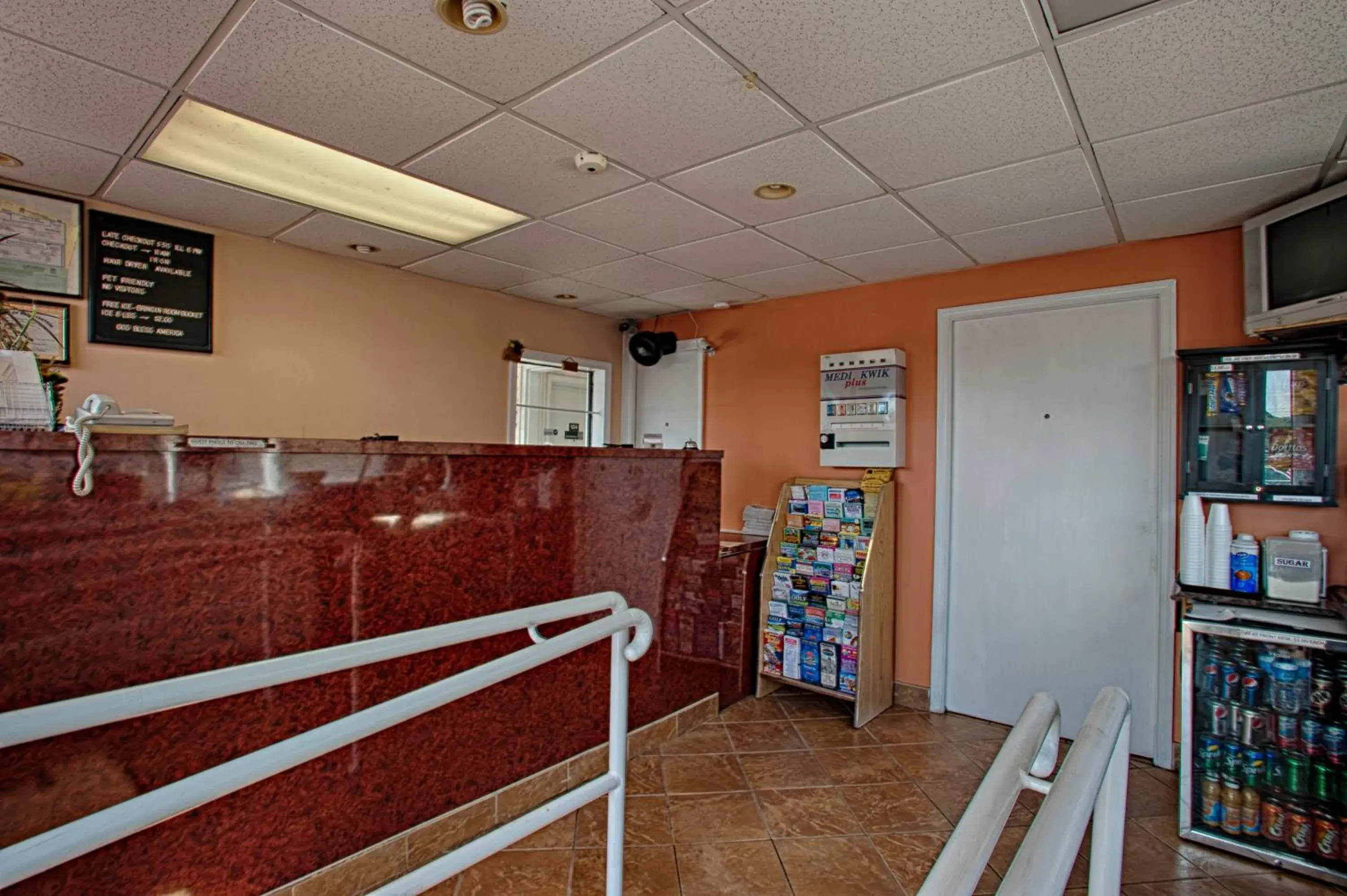 Lobby or reception, Lobby/Reception in Economy Motel Inn and Suites Somers Point