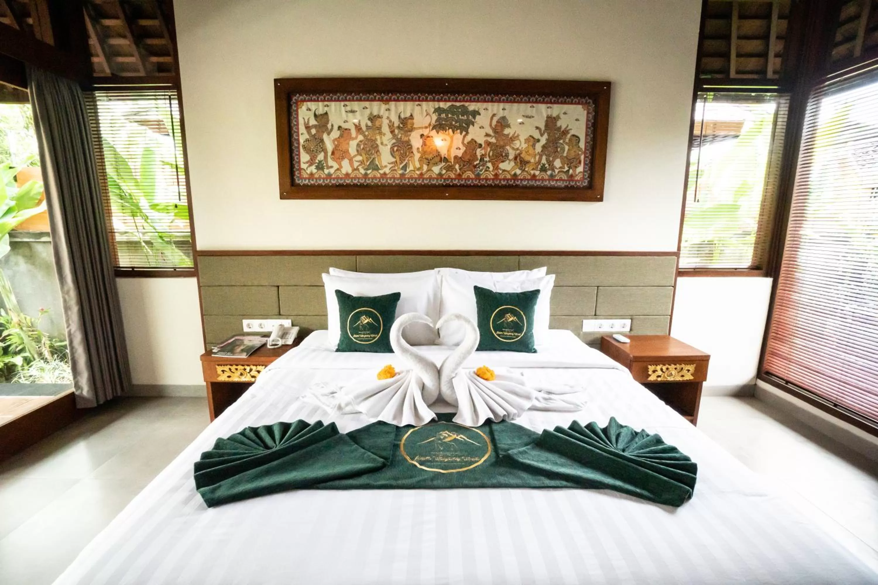Photo of the whole room, Bed in Alam Wayang Ubud - CHSE Certified