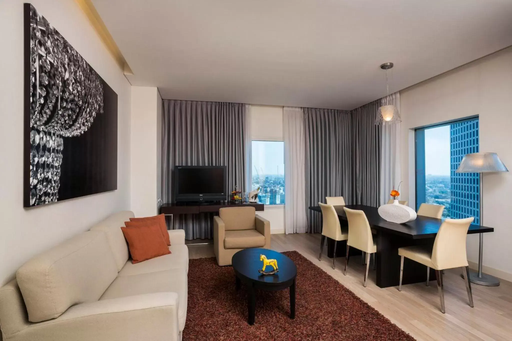Bedroom, Seating Area in Crowne Plaza Tel Aviv City Center, an IHG Hotel
