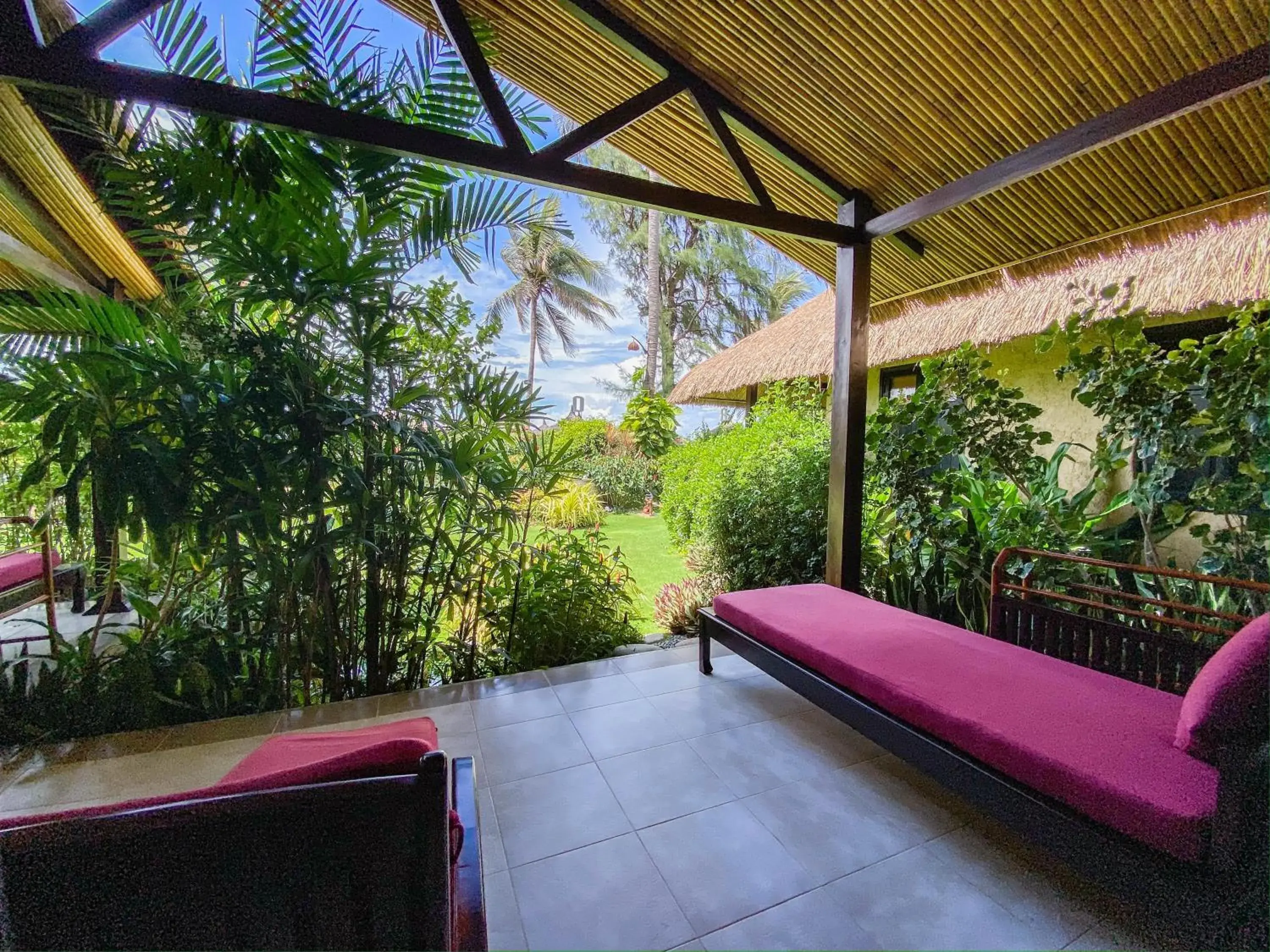 Balcony/Terrace in Bamboo Village Beach Resort & Spa