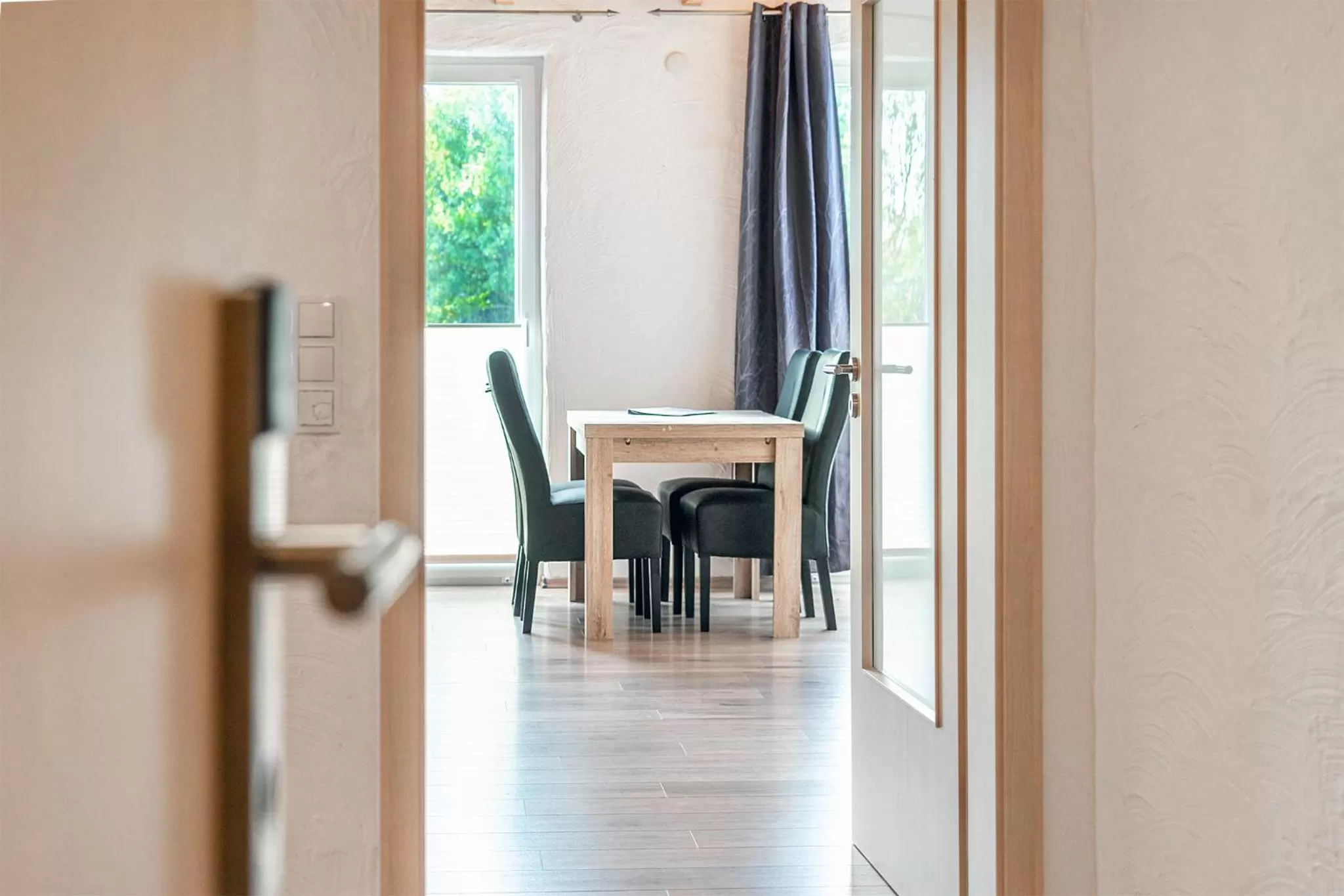Living room in Villa Moorstern am Badesee Tannenhausen