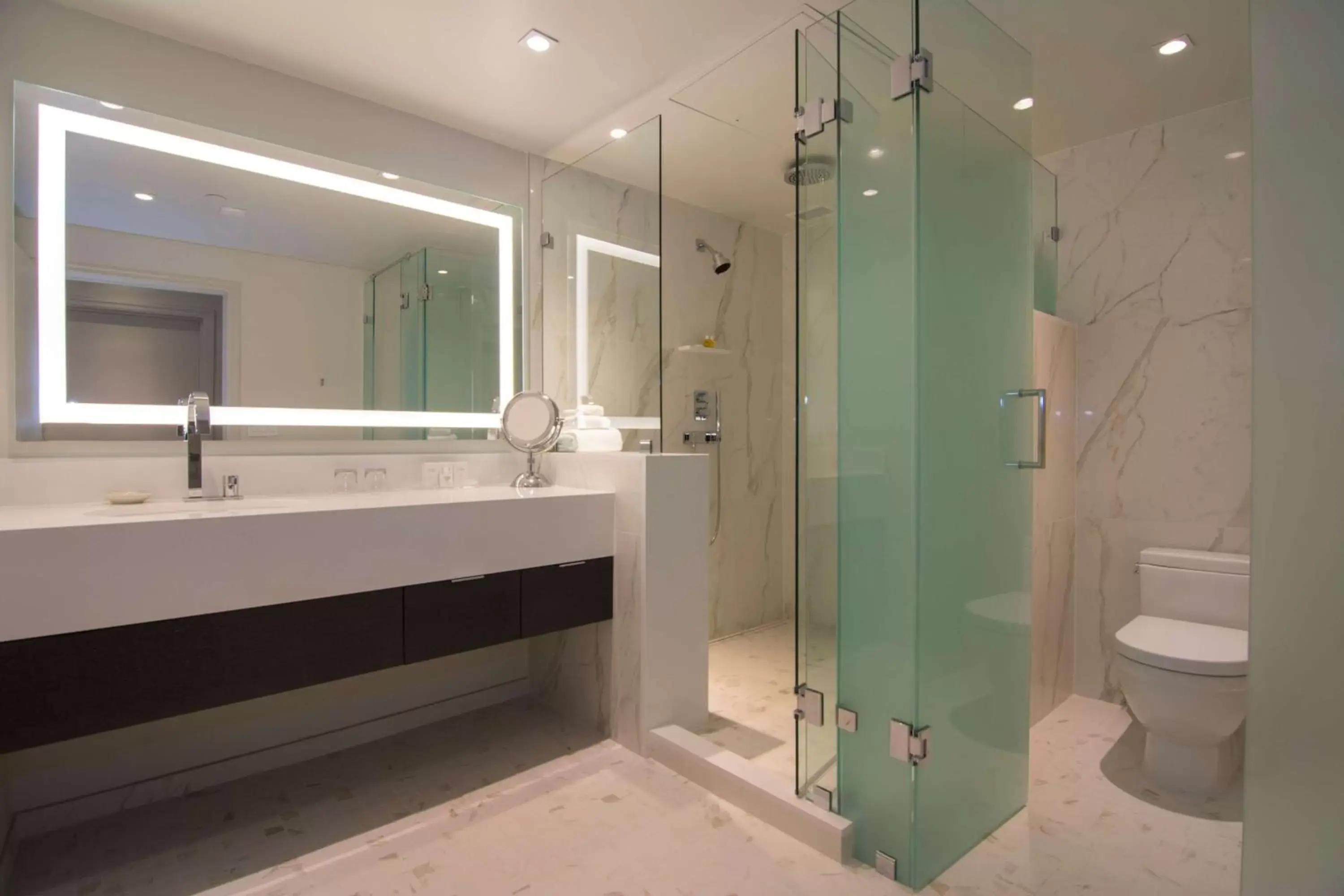 Shower, Bathroom in The Benson Portland, Curio Collection by Hilton