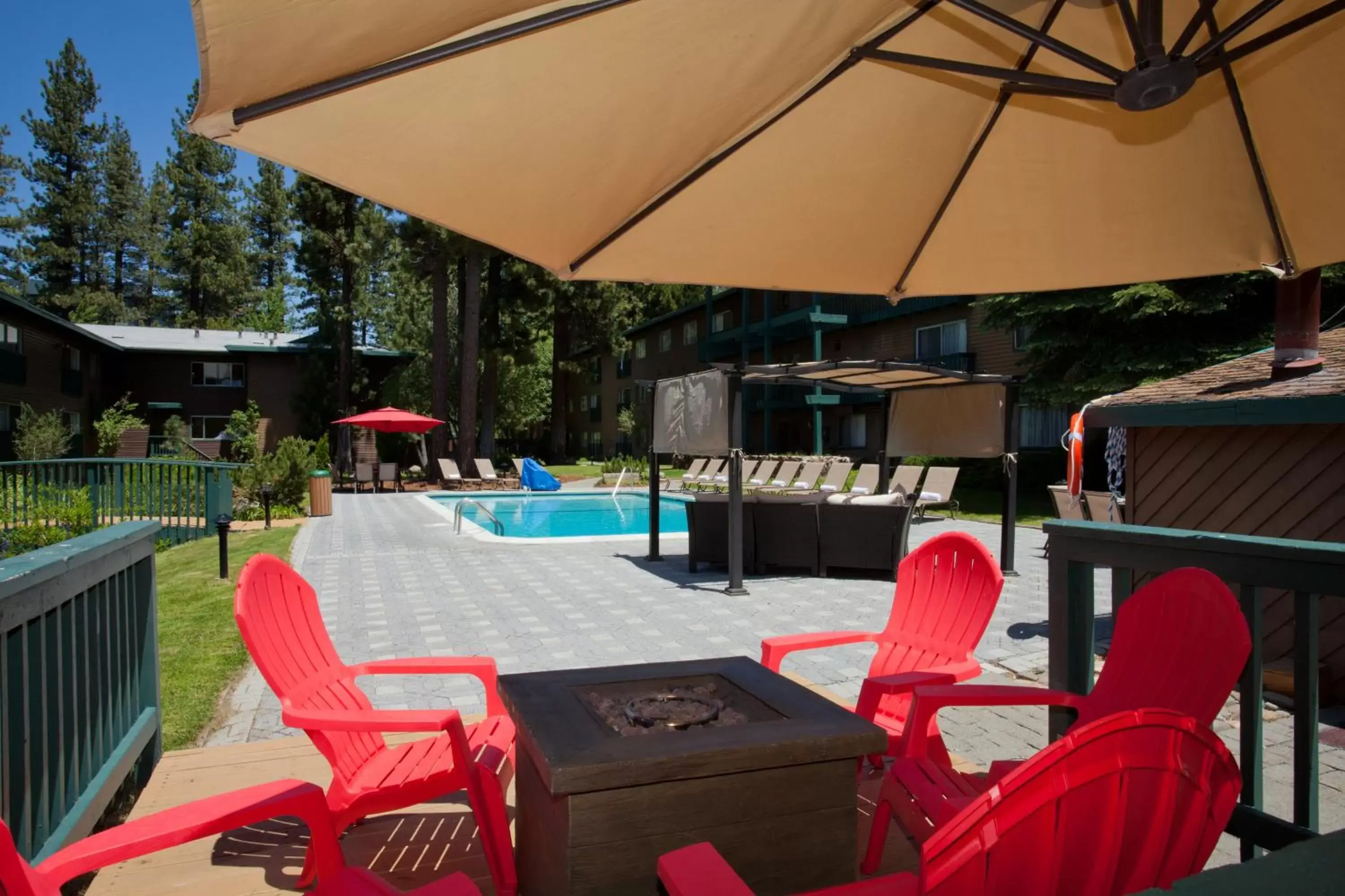 Swimming pool in Forest Suites Resort at the Heavenly Village Swimming pool in Forest Suites Resort at the Heavenly Village