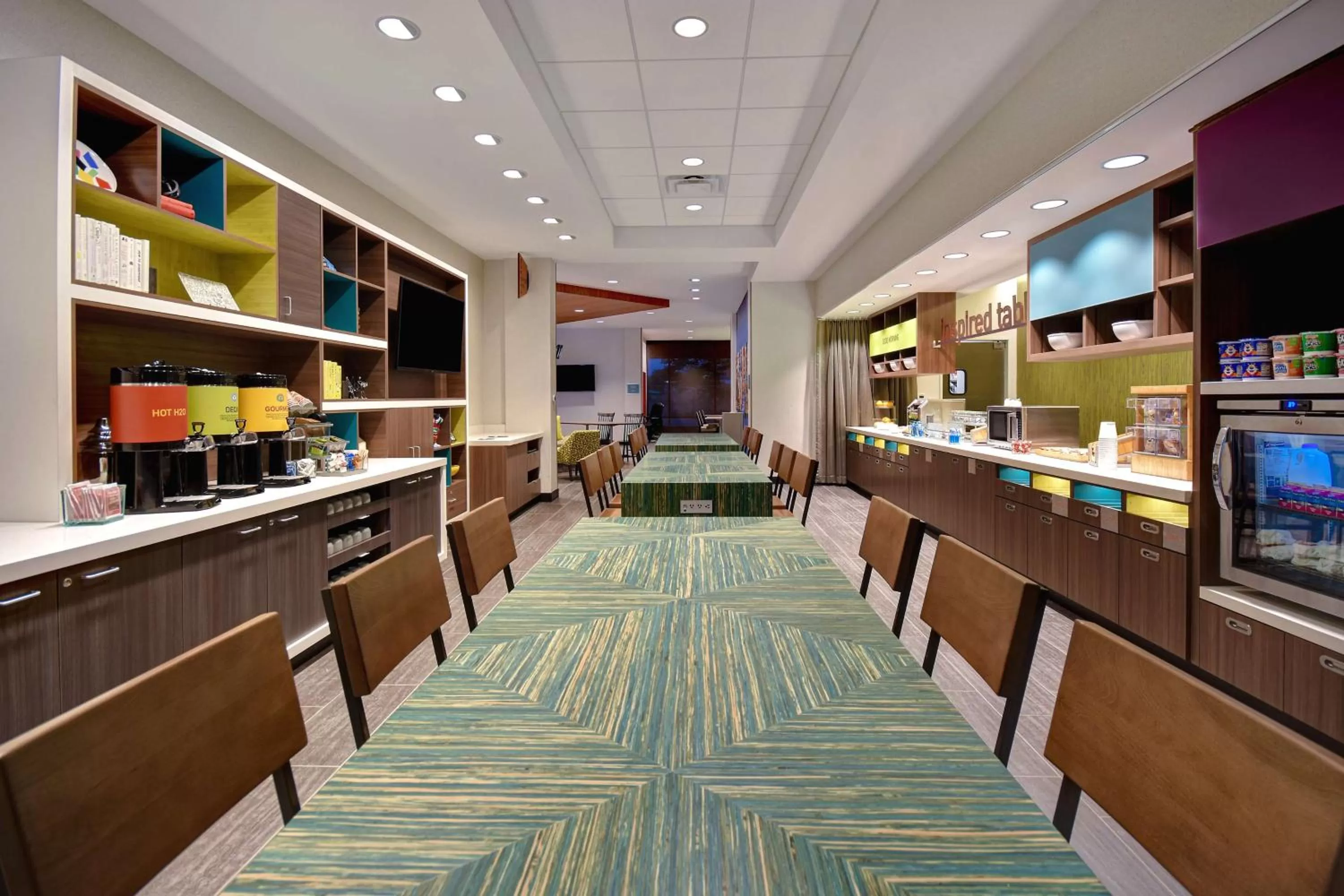 Breakfast in Home2 Suites By Hilton Kalamazoo Downtown, Mi