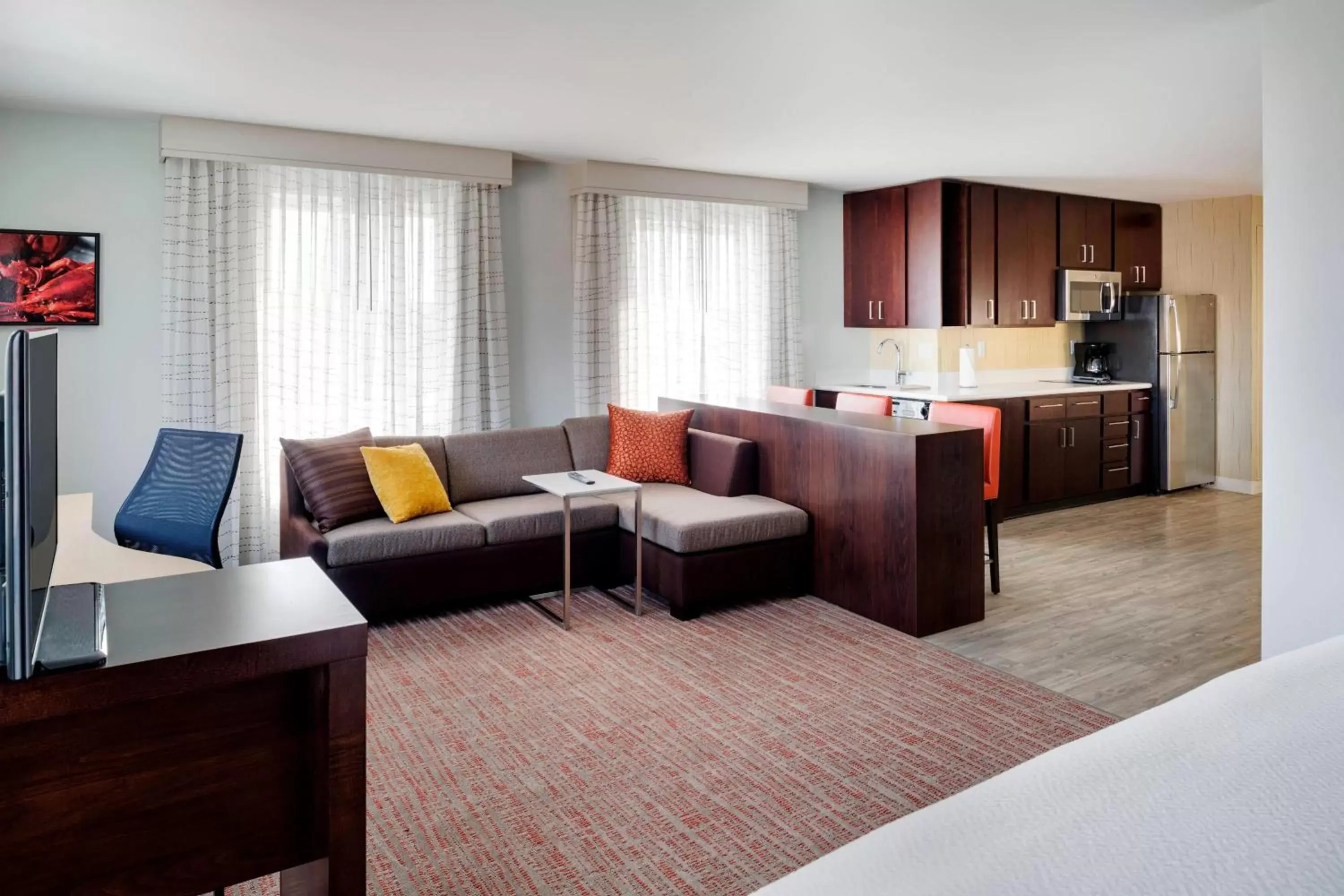 Living room, Seating Area in Residence Inn by Marriott Bangor