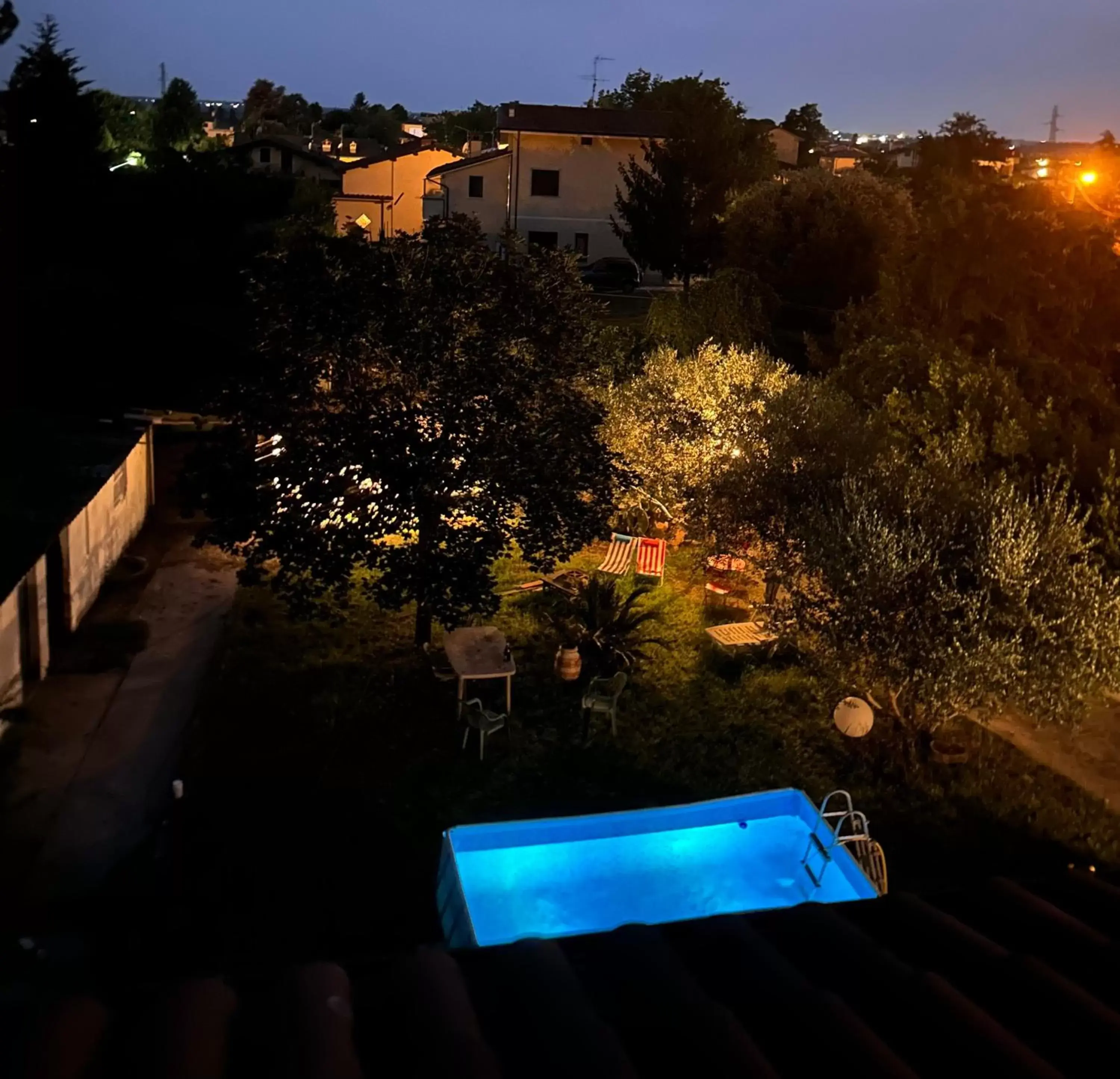 Pool View in B&B RIO GRANDE