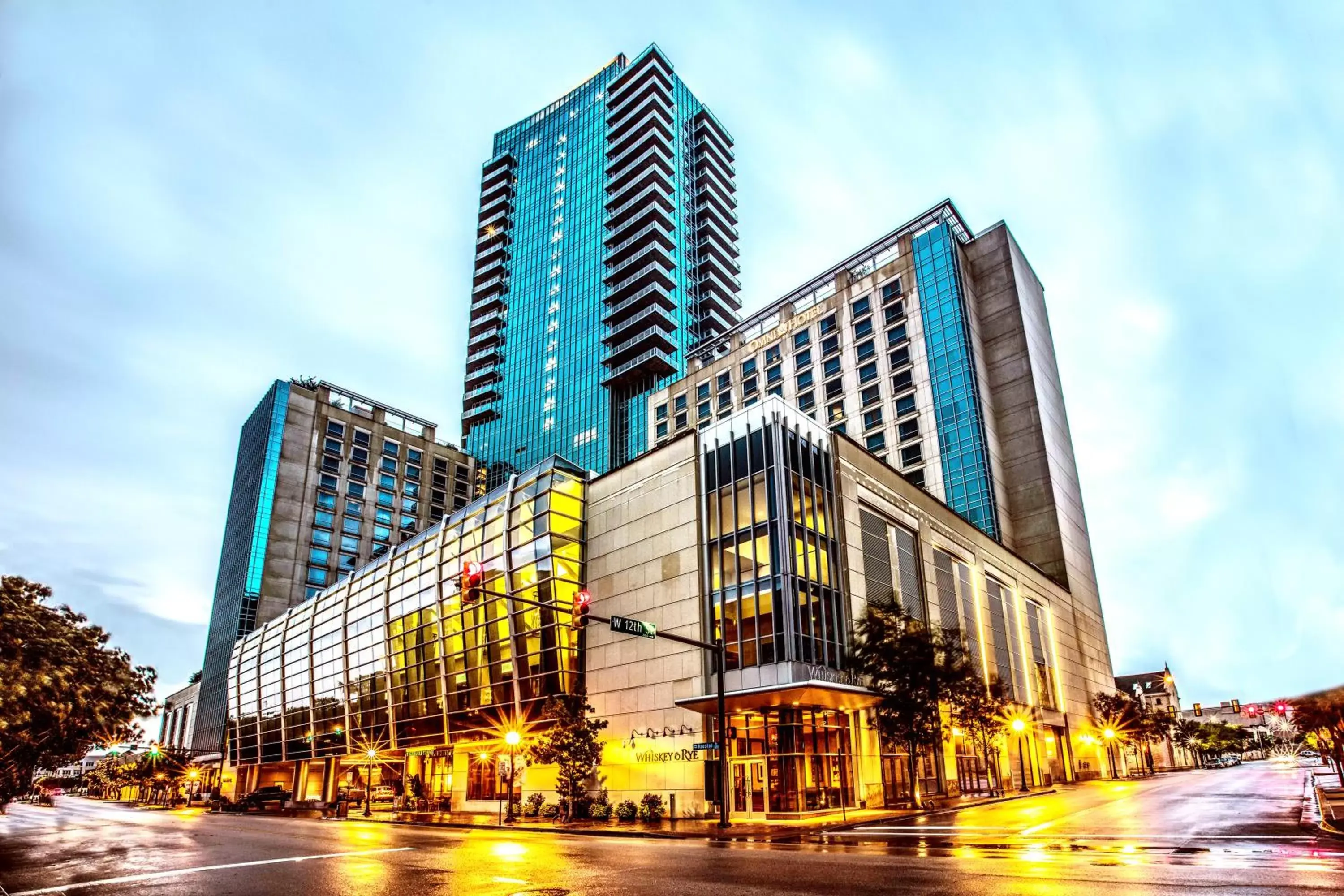 Property building in Omni Fort Worth Hotel