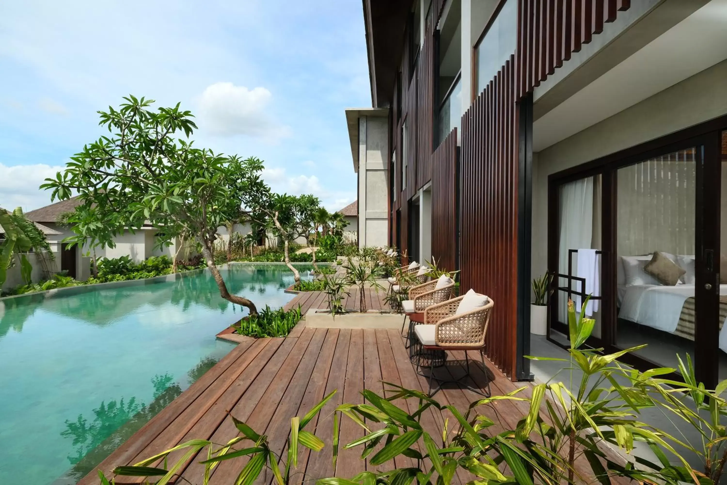 Pool view in The Garcia Ubud Hotel & Resort