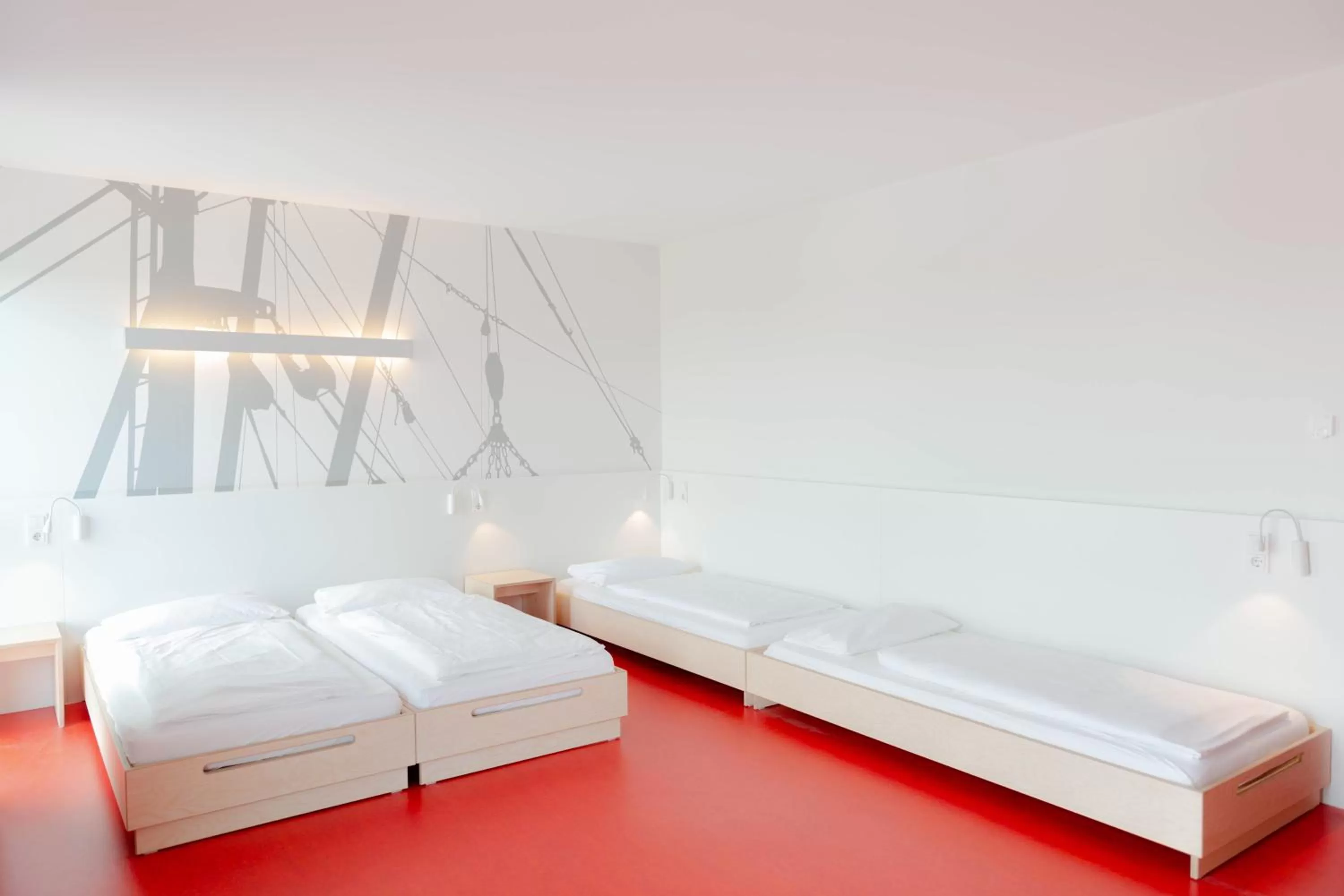 Bed in havenhostel Cuxhaven