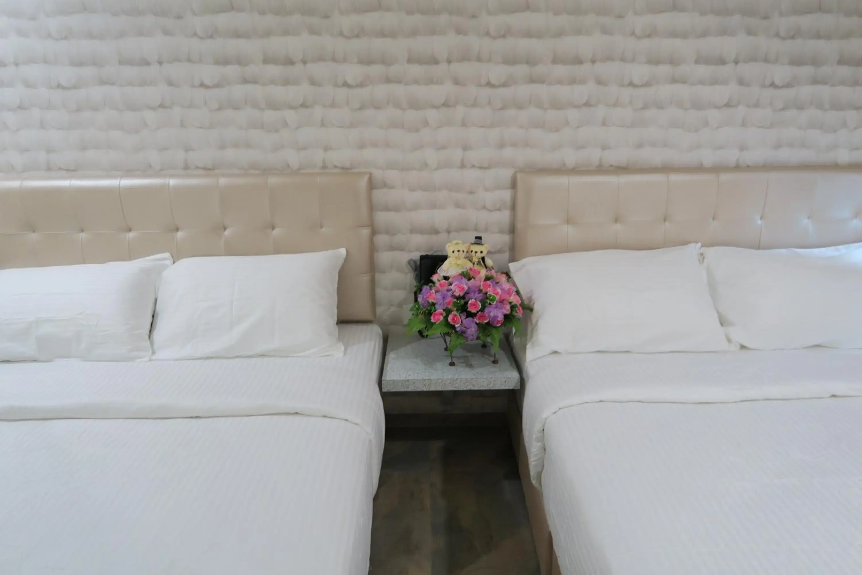 Decorative detail, Bed in 888 Boutique Hotel
