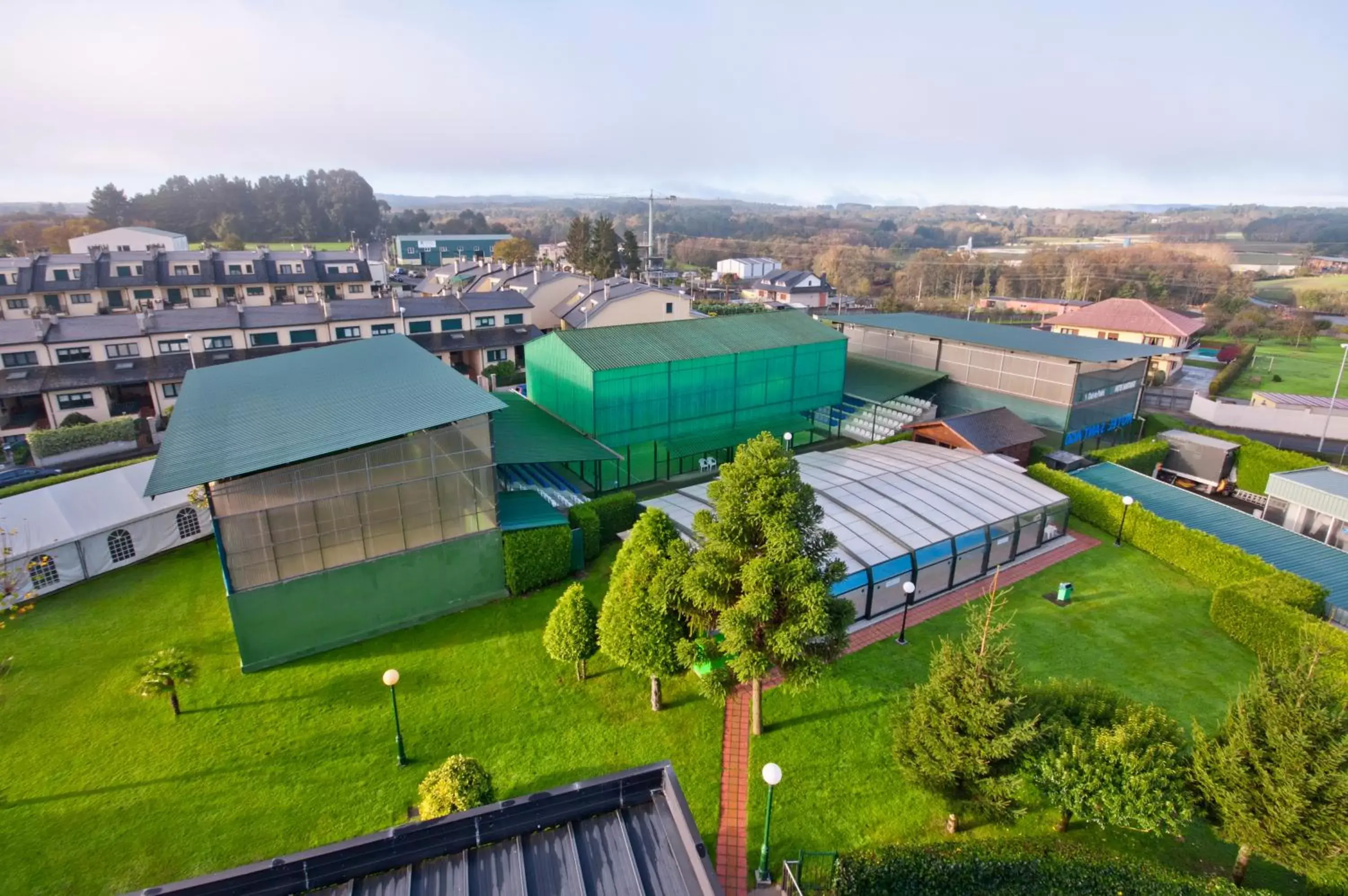 Garden, Bird's-eye View in Hotel Auditorio Santiago & Spa