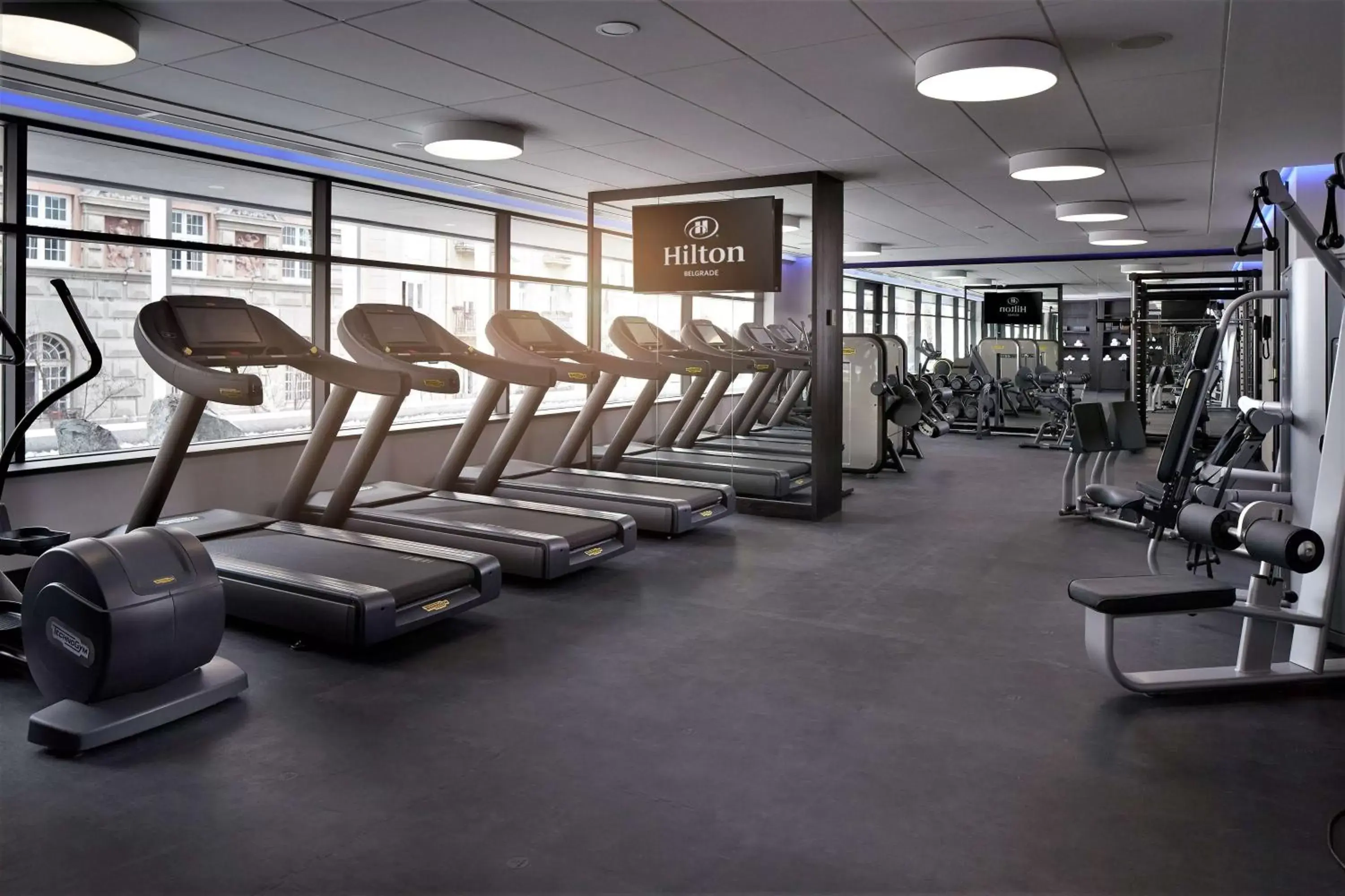 Fitness centre/facilities in Hilton Belgrade Fitness centre/facilities in Hilton Belgrade