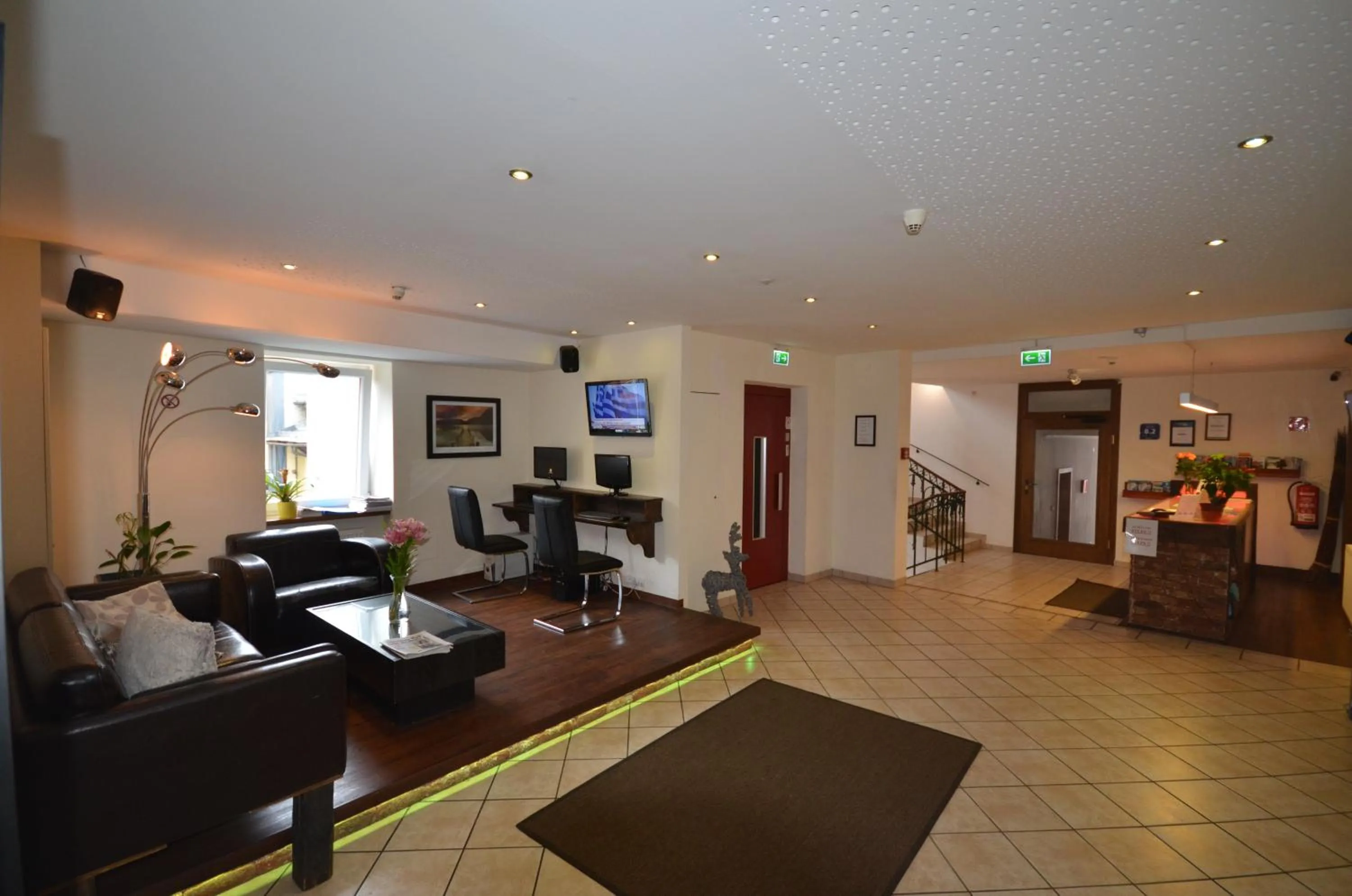 Lobby or reception in Hotel Traube