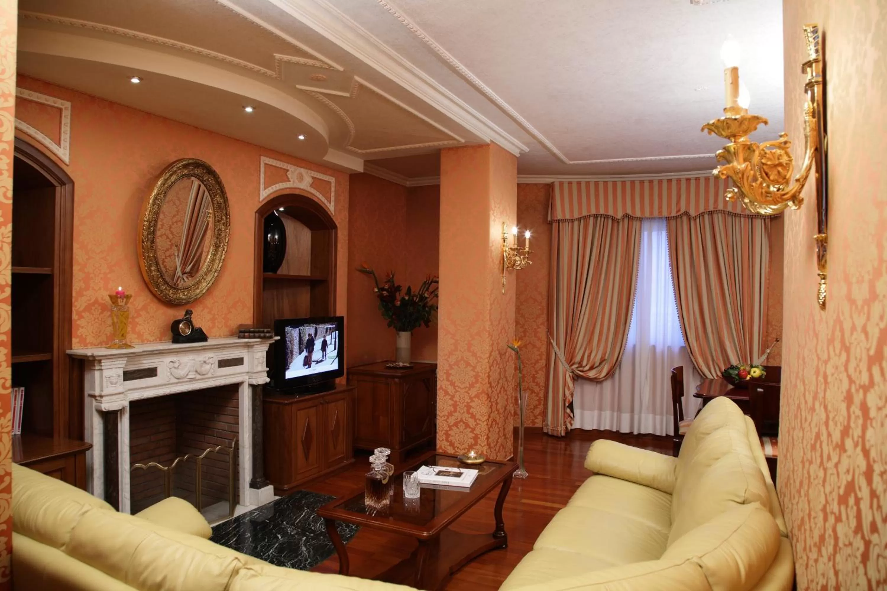 Living room in Grand Hotel Vanvitelli