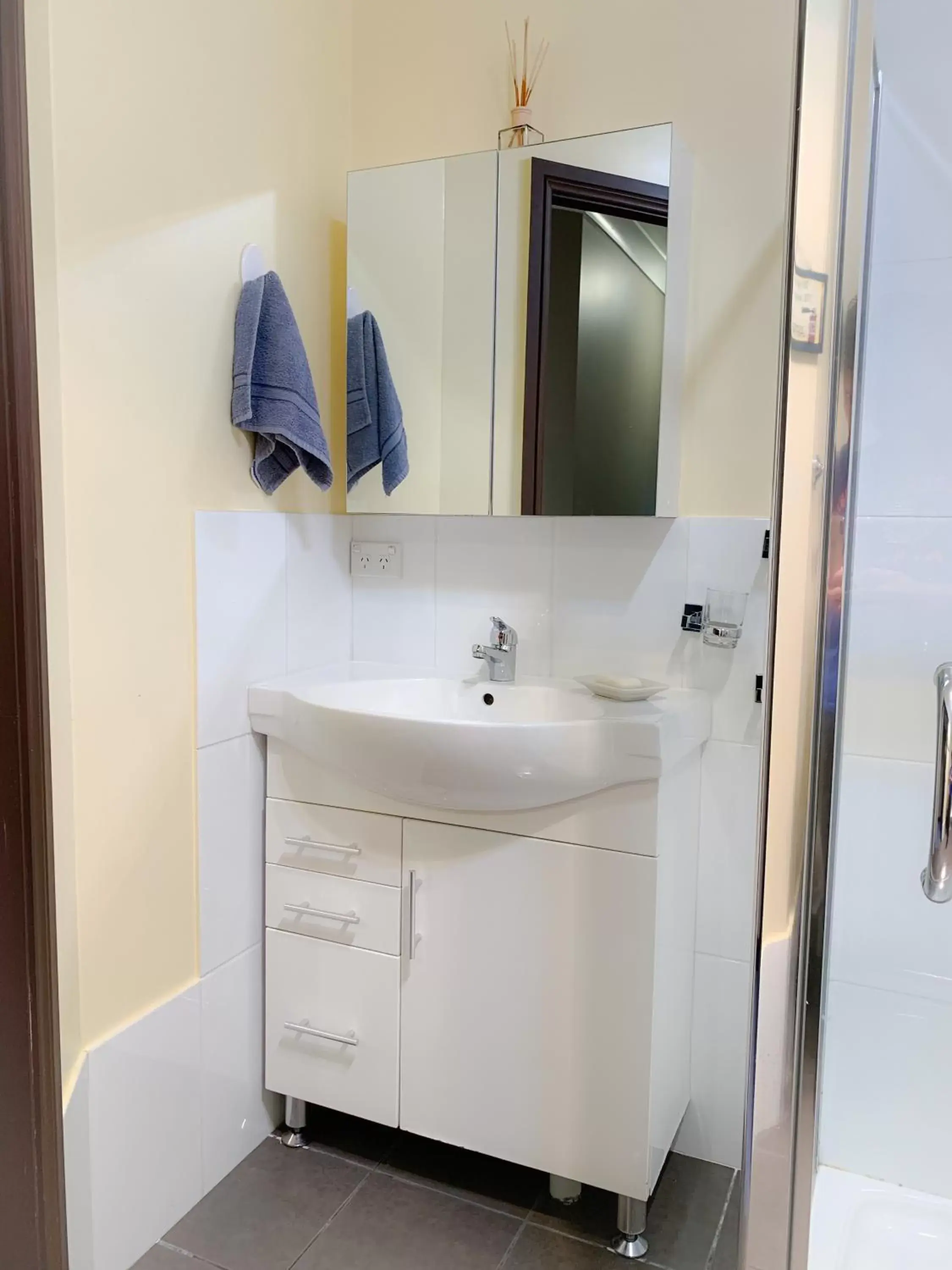 Bathroom in Westside Studio Apartments